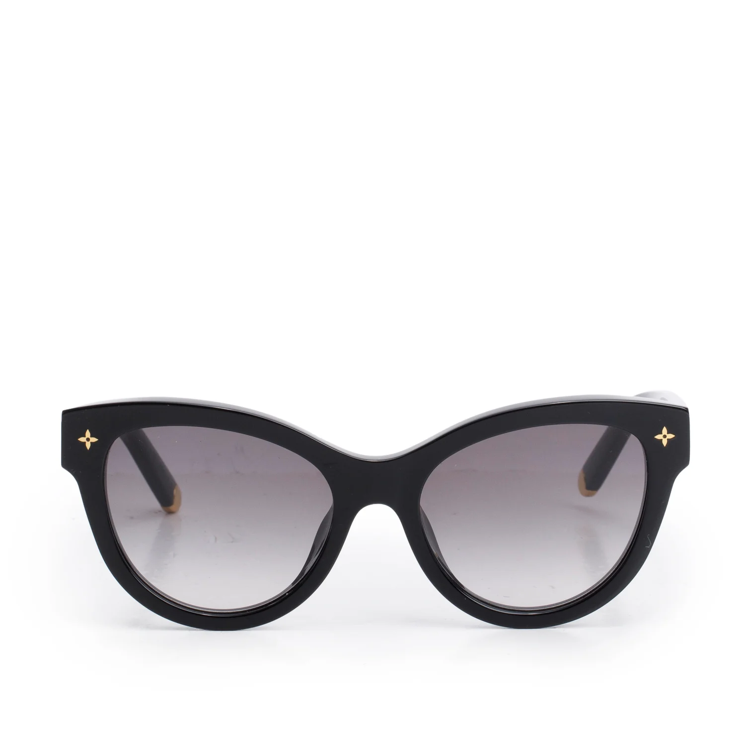 Louis Vuitton 2023 Z1908E Black Acetate My Monogram Cat-Eye Sunglasses w/ Box & Case