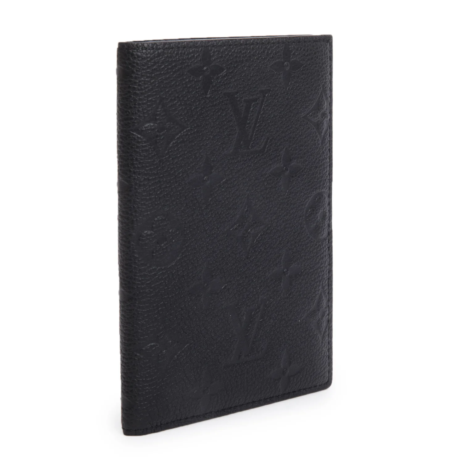Louis Vuitton 2024 Black Monogram Empreinte Passport Cover w/ Box & Receipt - Image 3