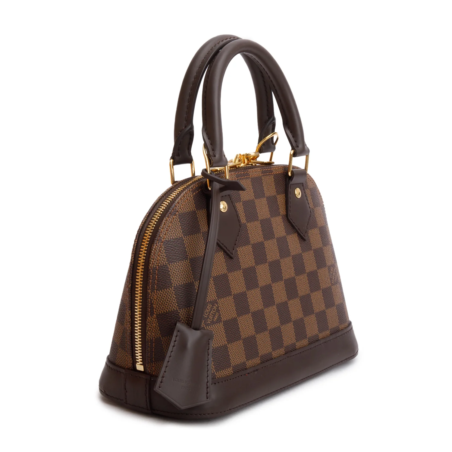 Louis Vuitton 2024 Damier Ebene Alma BB w/ Box, Strap & Receipt - Image 5