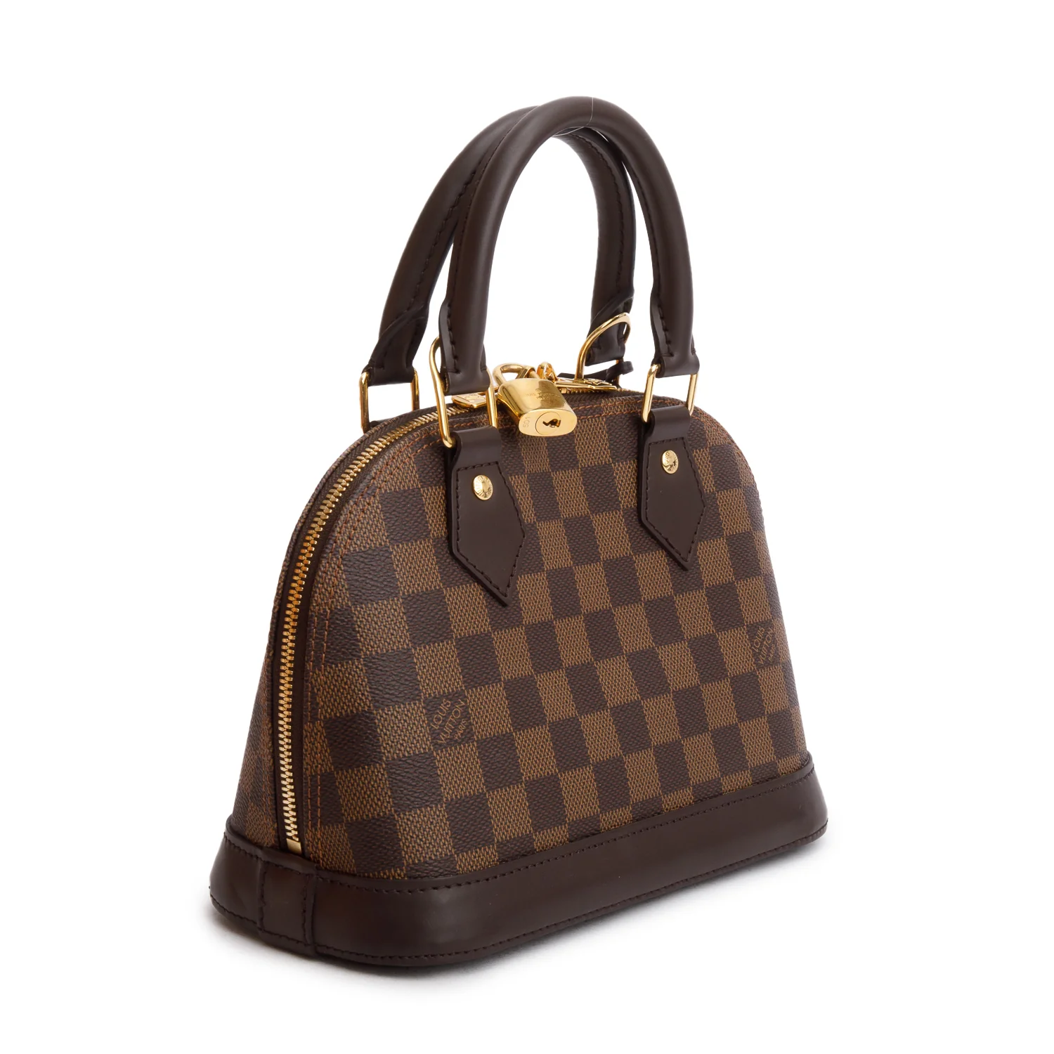 Louis Vuitton 2024 Damier Ebene Alma BB w/ Box, Strap & Receipt - Image 7