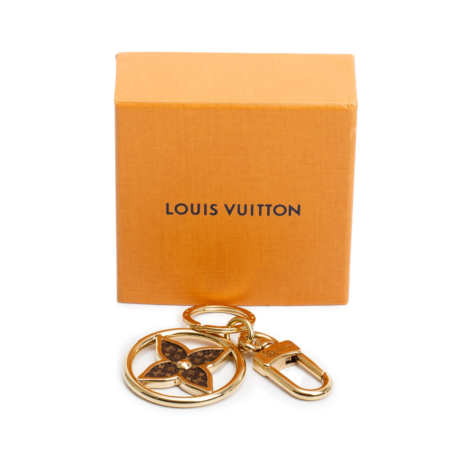Louis Vuitton 2024 Puzzle Flower Monogram Keyring w/ Box - Image 2