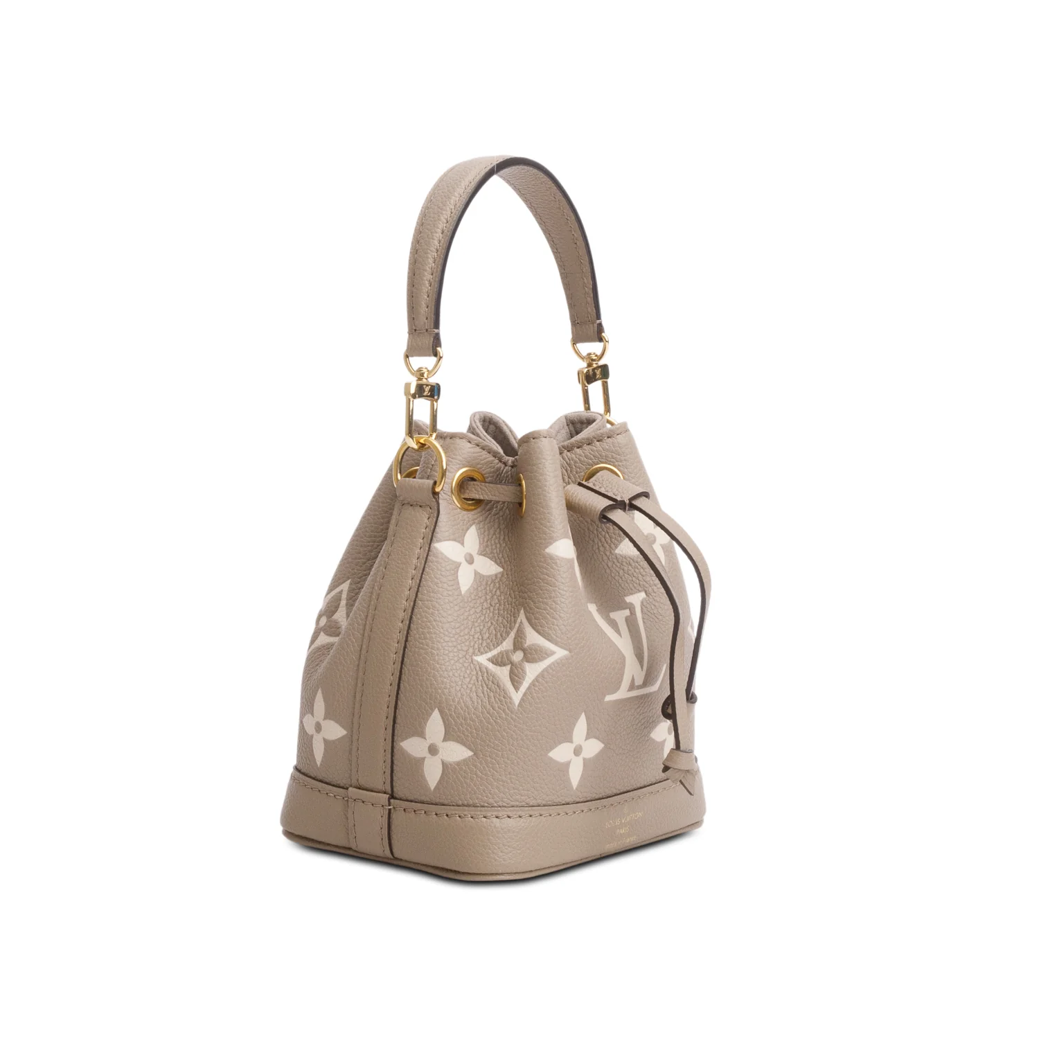 Louis Vuitton 2024 Tourterelle Empreinte Monogram Giant Nano Noe w/ Receipt & Strap - Image 4