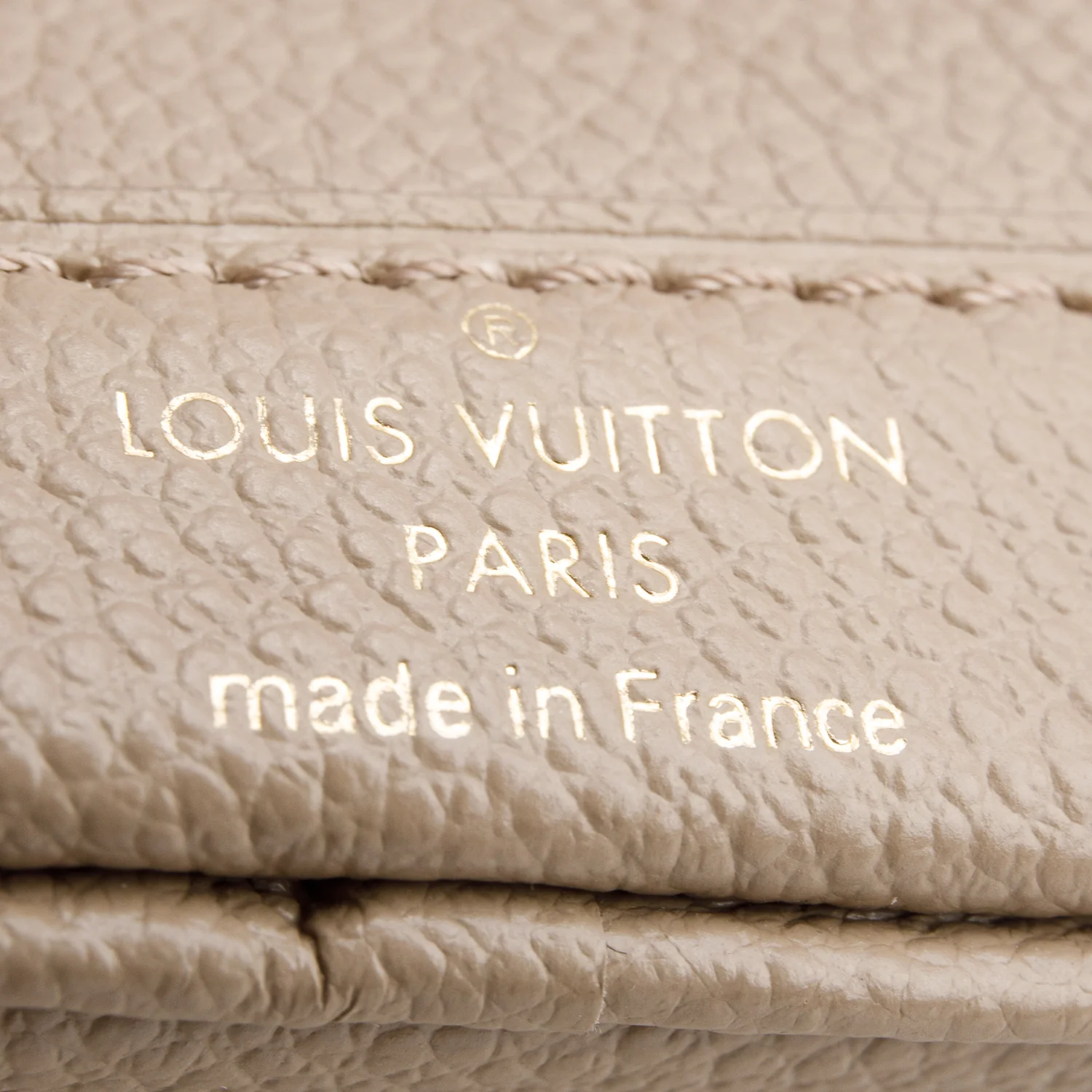 Louis Vuitton 2024 Tourterelle Empreinte Monogram Giant Nano Noe w/ Receipt & Strap - Image 9