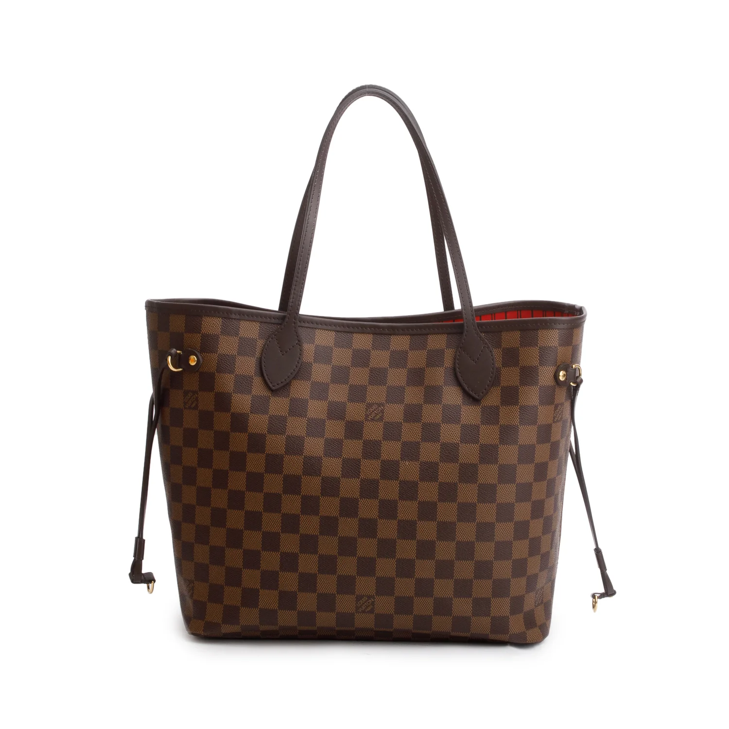 Louis Vuitton 2025 Damier Ebene Neverfull MM w/ Box, Pouch & Receipt - Image 5