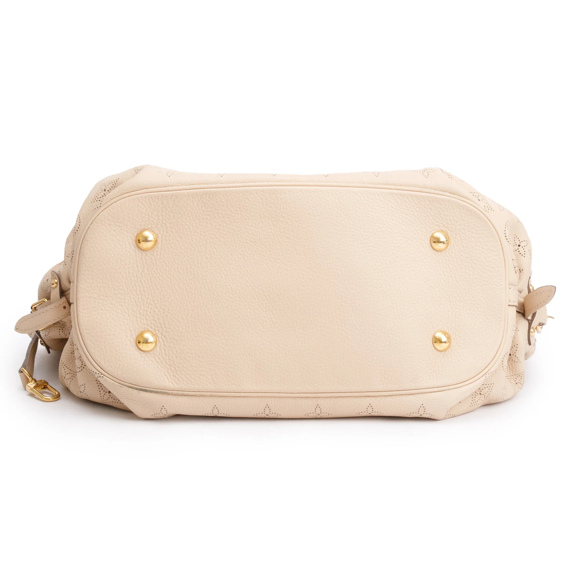 Louis Vuitton Beige Mahina Leather L Hobo - Image 5
