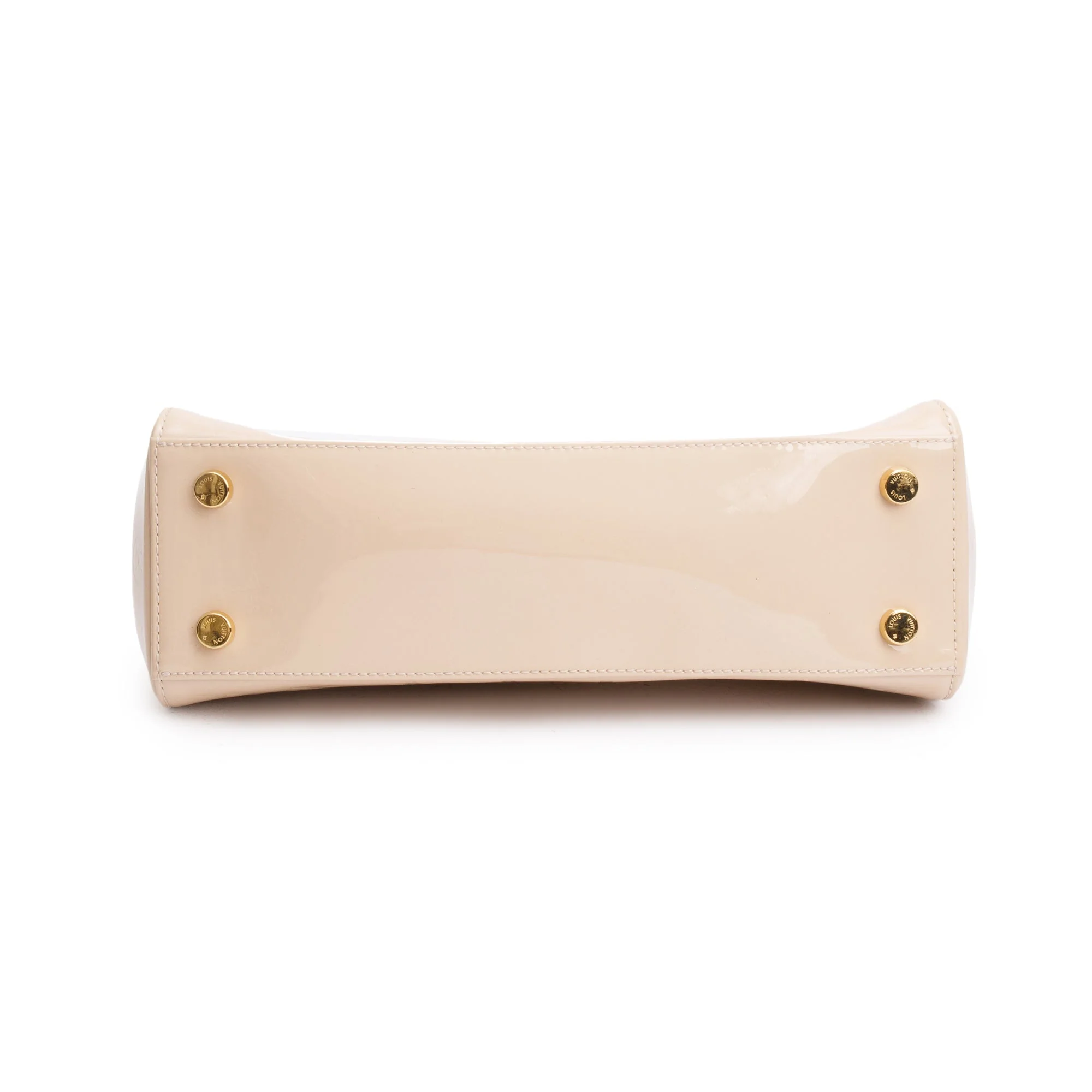 Louis Vuitton Beige Monogram Vernis Brea MM w/ Strap - Image 7