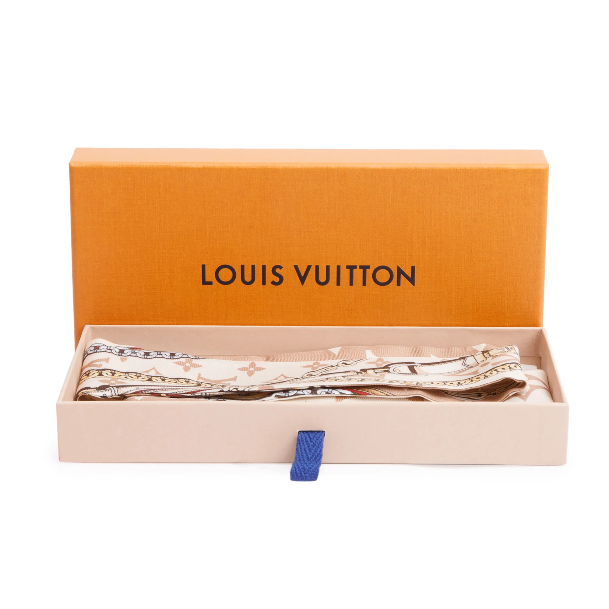 Louis Vuitton Beige Ultimate Monogram Silk Bandeau w/ Box - Image 2