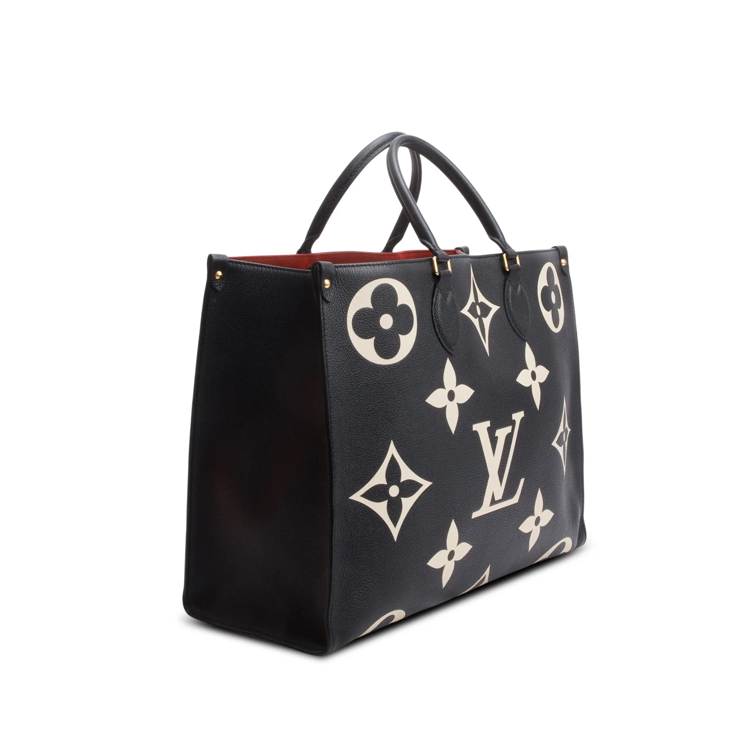 Louis Vuitton Bicolor Monogram Empreinte Leather OnTheGo MM w/ Box - Image 4