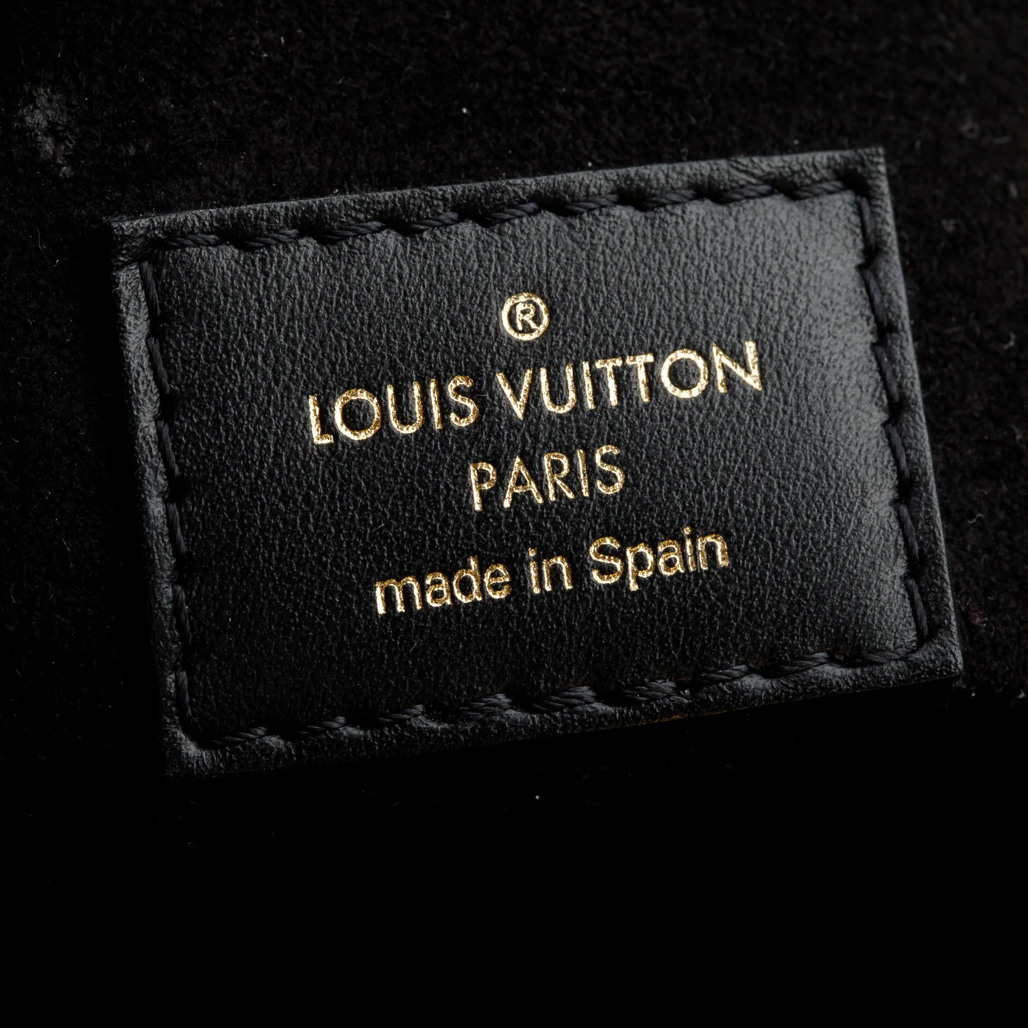 Louis Vuitton Black Calf Leather On My Side PM Tote w/ Strap & Box - Image 10