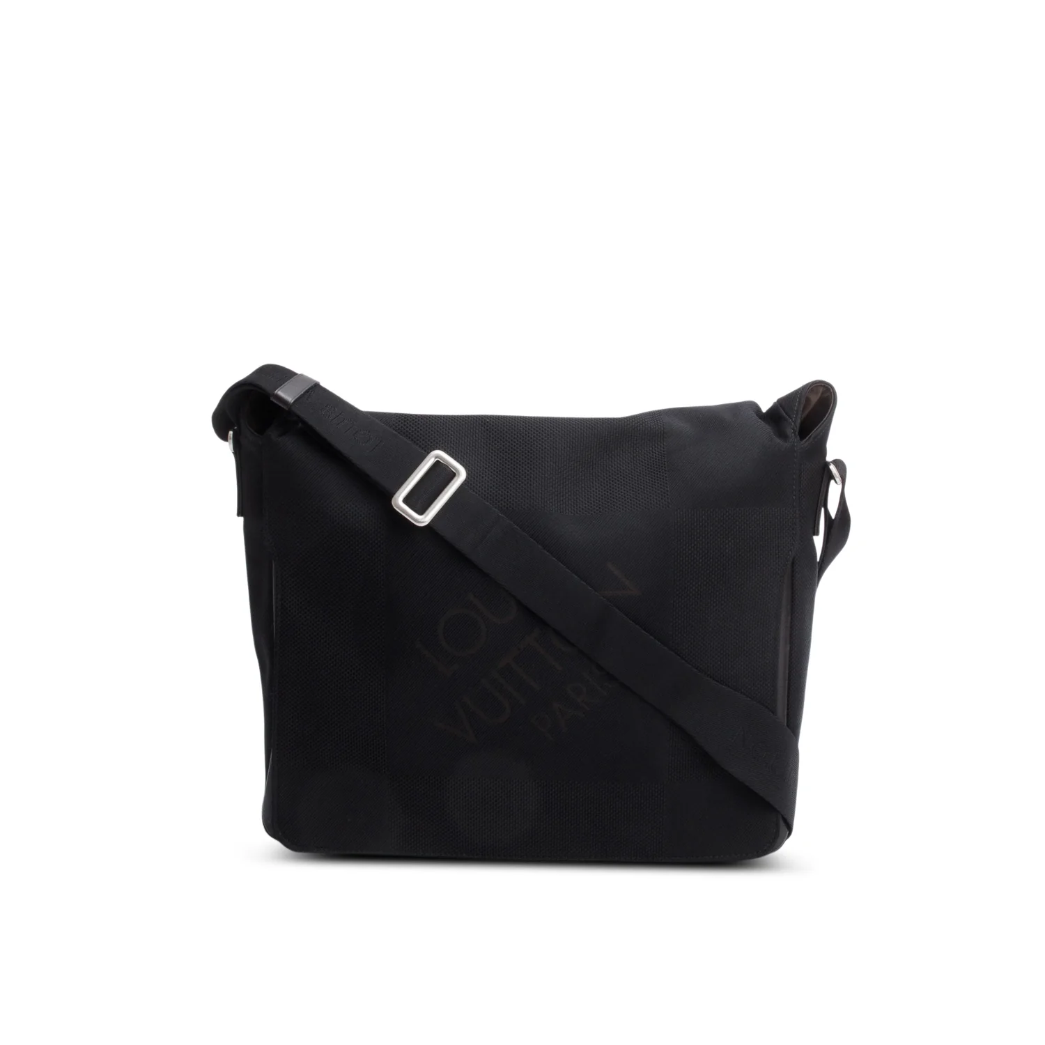 Louis Vuitton Black Damier Geant Canvas Messenger Bag