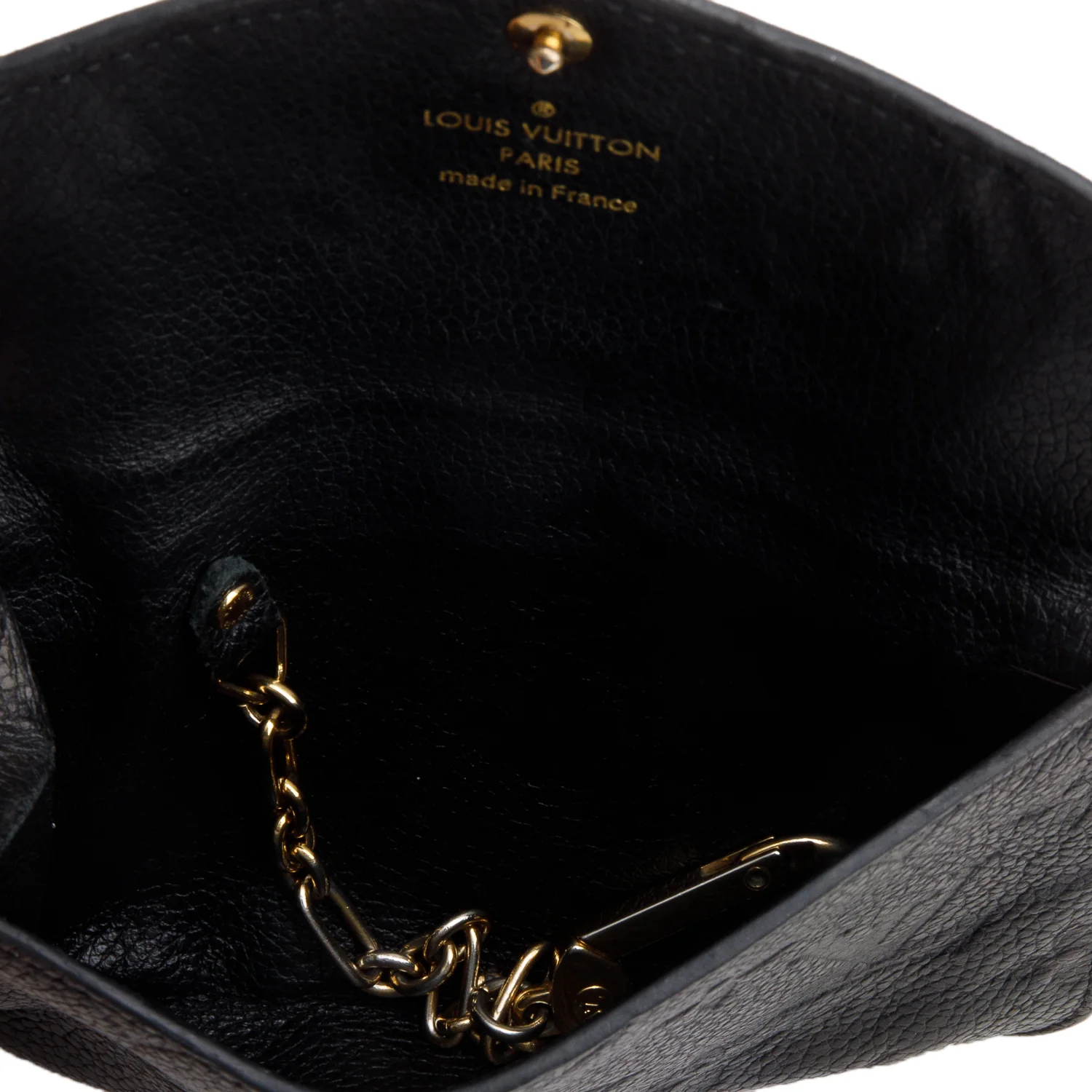 Louis Vuitton Black Empreinte Key Pouch - Image 5
