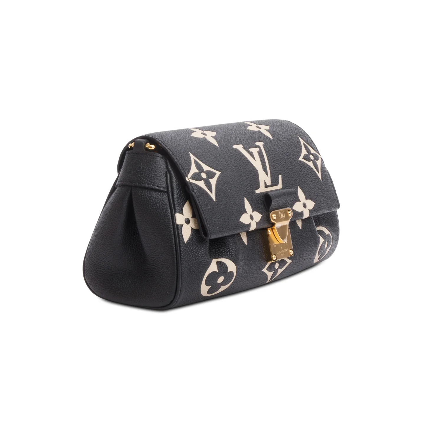 Louis Vuitton Black Empreinte Monogram Giant Favorite w/ Box & Strap - Image 5