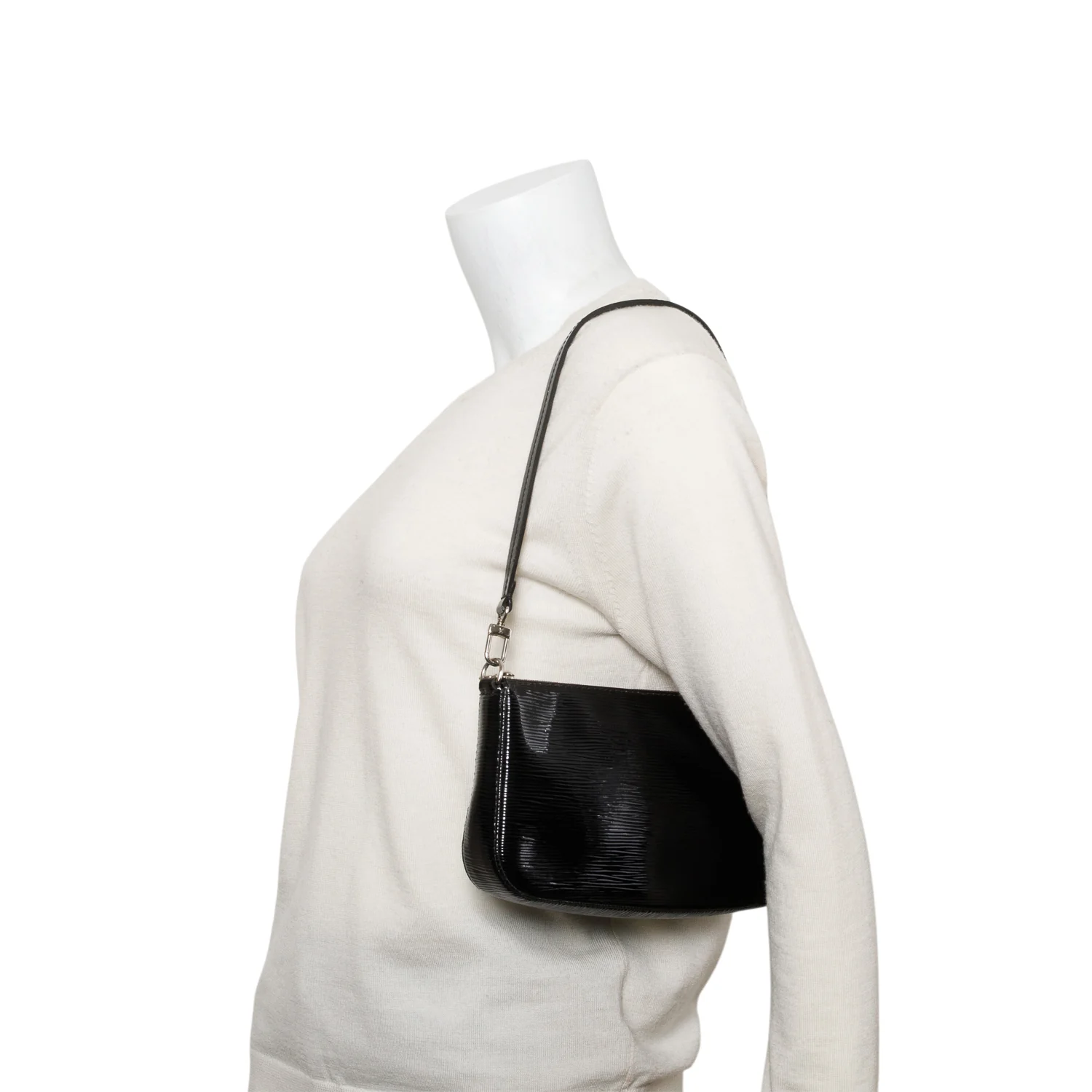 Louis Vuitton Black Epi Electric Leather Pochette Accessoires - Image 2