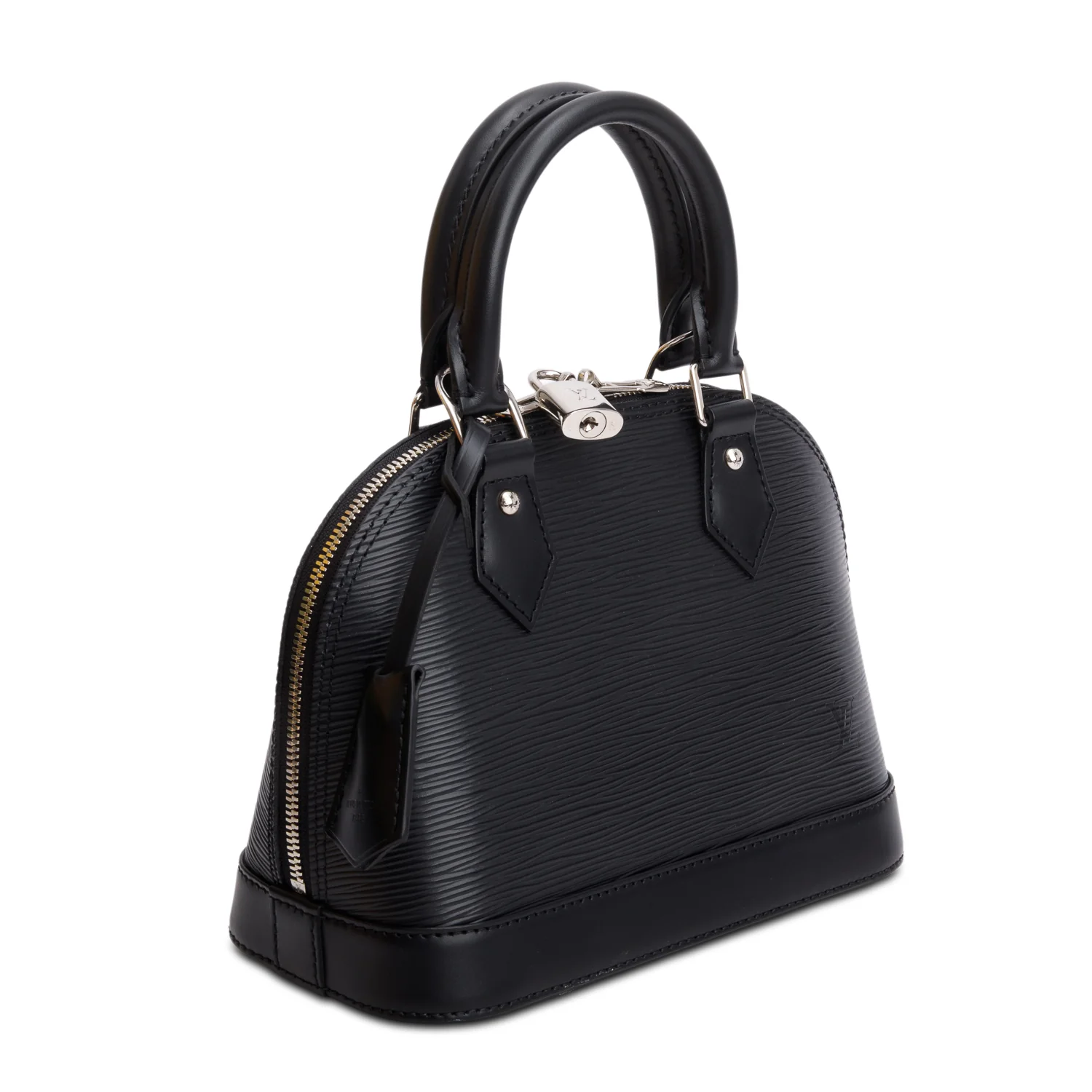 Louis Vuitton Black Epi Leather Alma BB w/ Box & Strap - Image 5