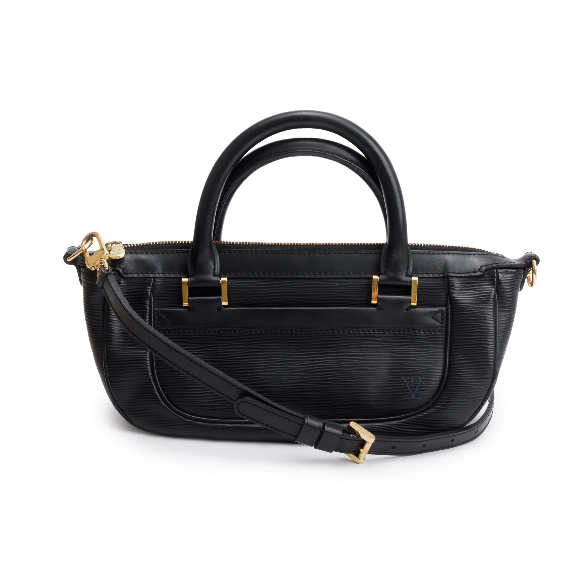 Louis Vuitton Black Epi Leather Dhanura PM w/ Strap