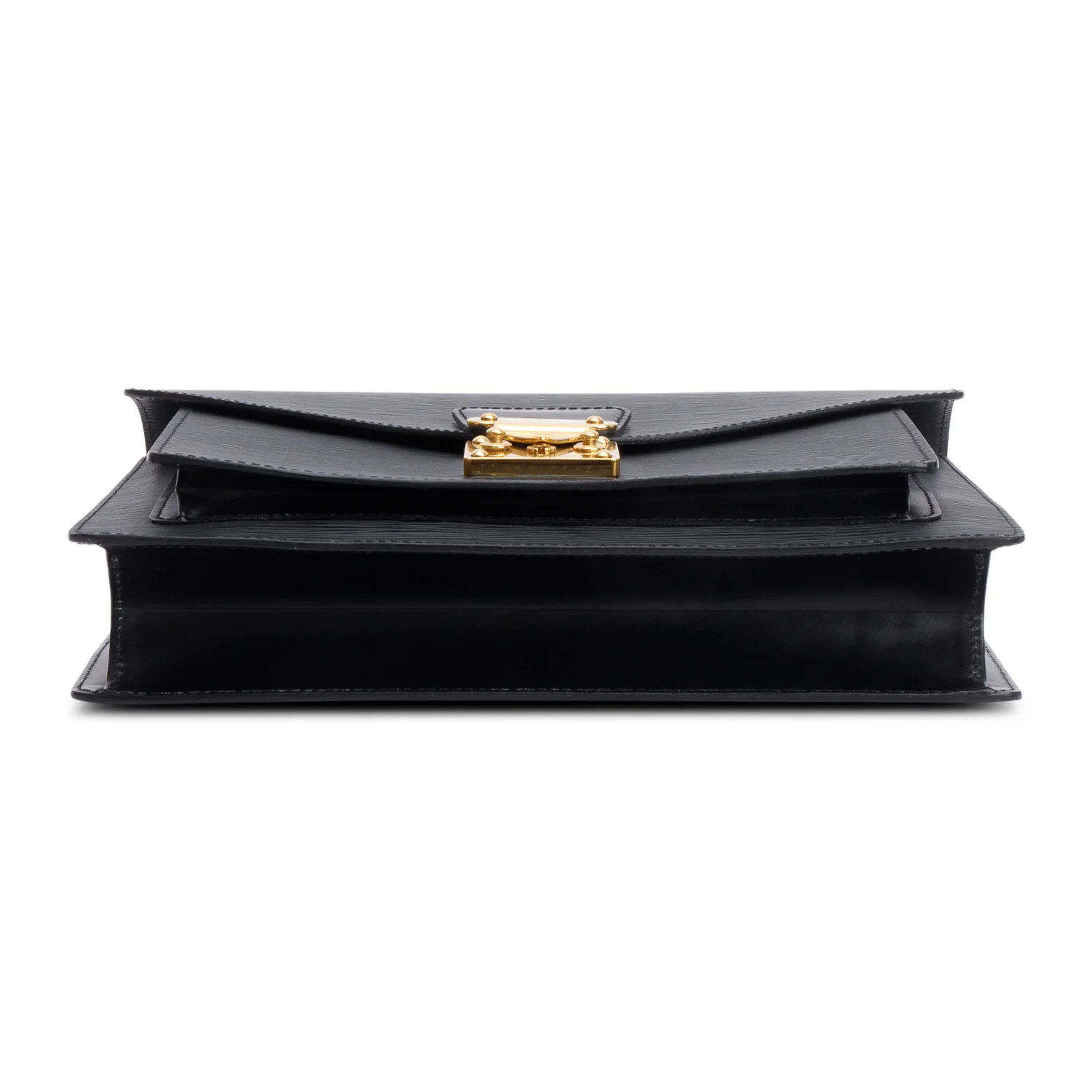 Louis Vuitton Black Epi Leather Monceau 28 w/ Strap & Box - Image 7