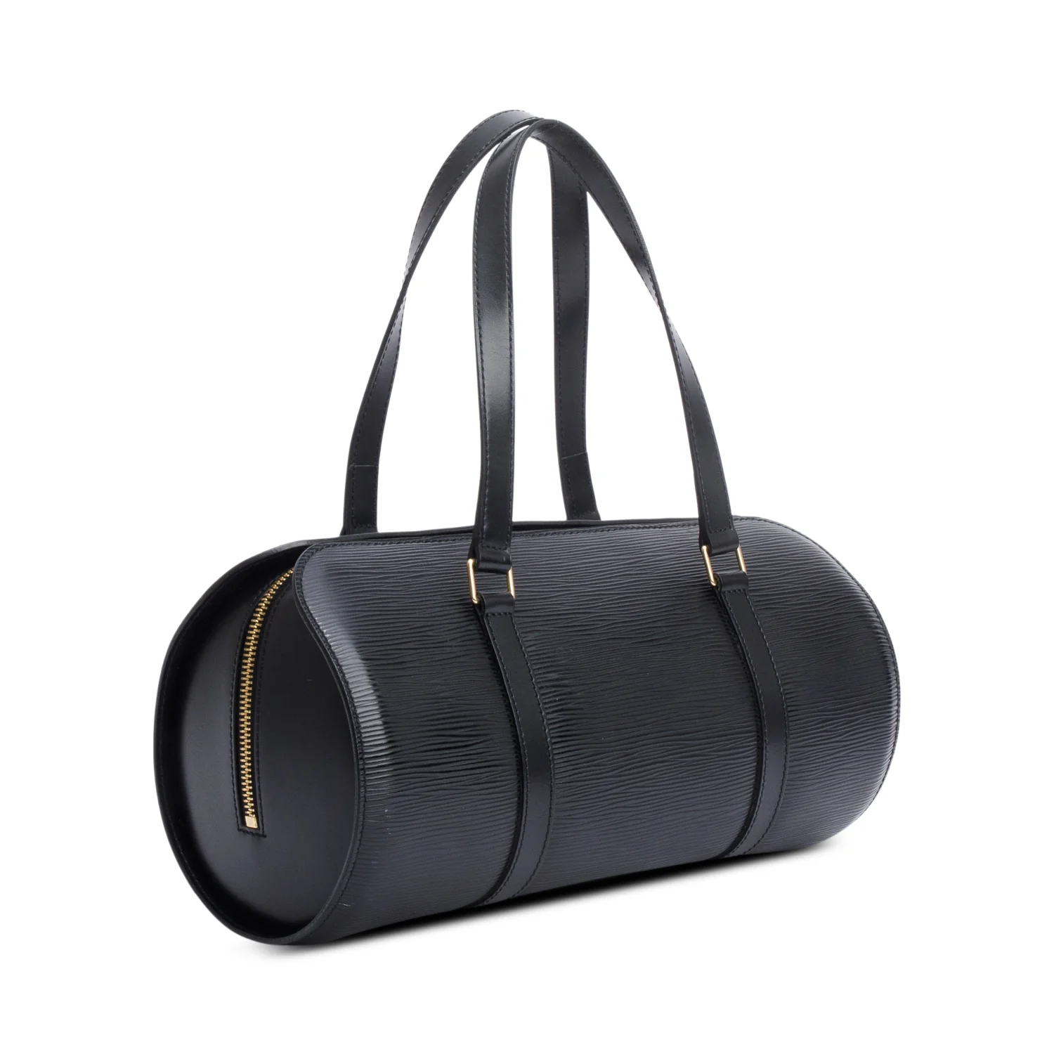 Louis Vuitton Black Epi Leather Soufflot Bag - Image 4