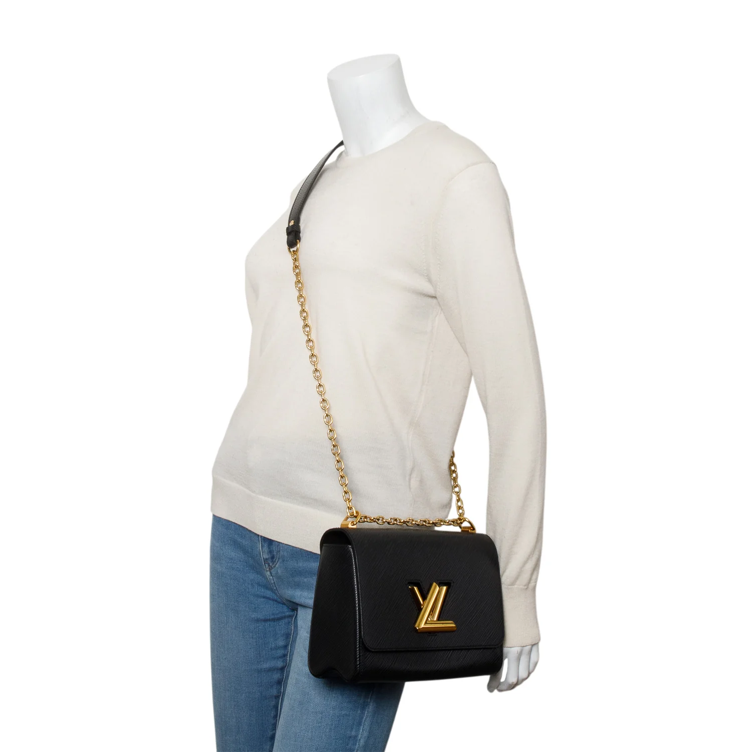 Louis Vuitton Black Epi Leather Twist MM w/ Box - Image 2