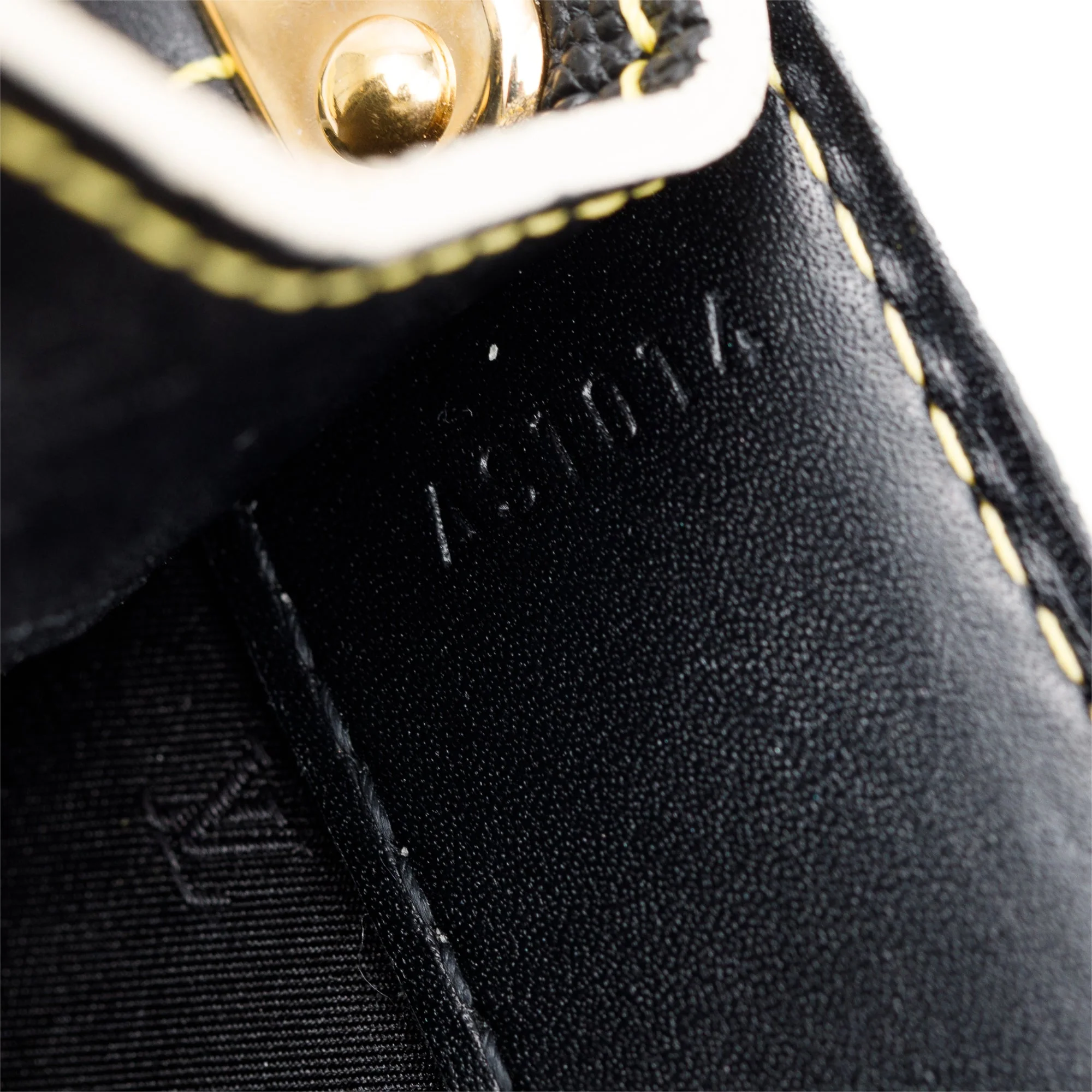 Louis Vuitton Black Goatskin Leather Suhali Le Fabuleux Bag - Image 9