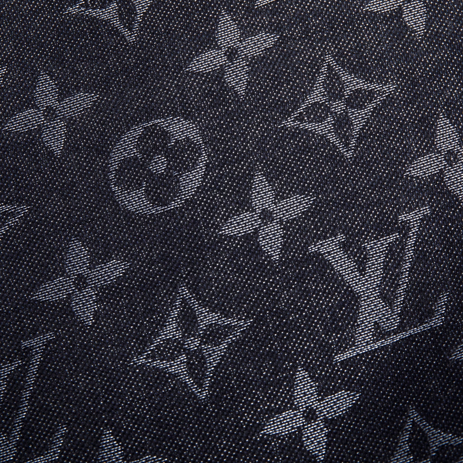 Louis Vuitton Black/Grey Monogram Silk/Wool My Daily Denim Shawl Scarf w/ Box - Image 5