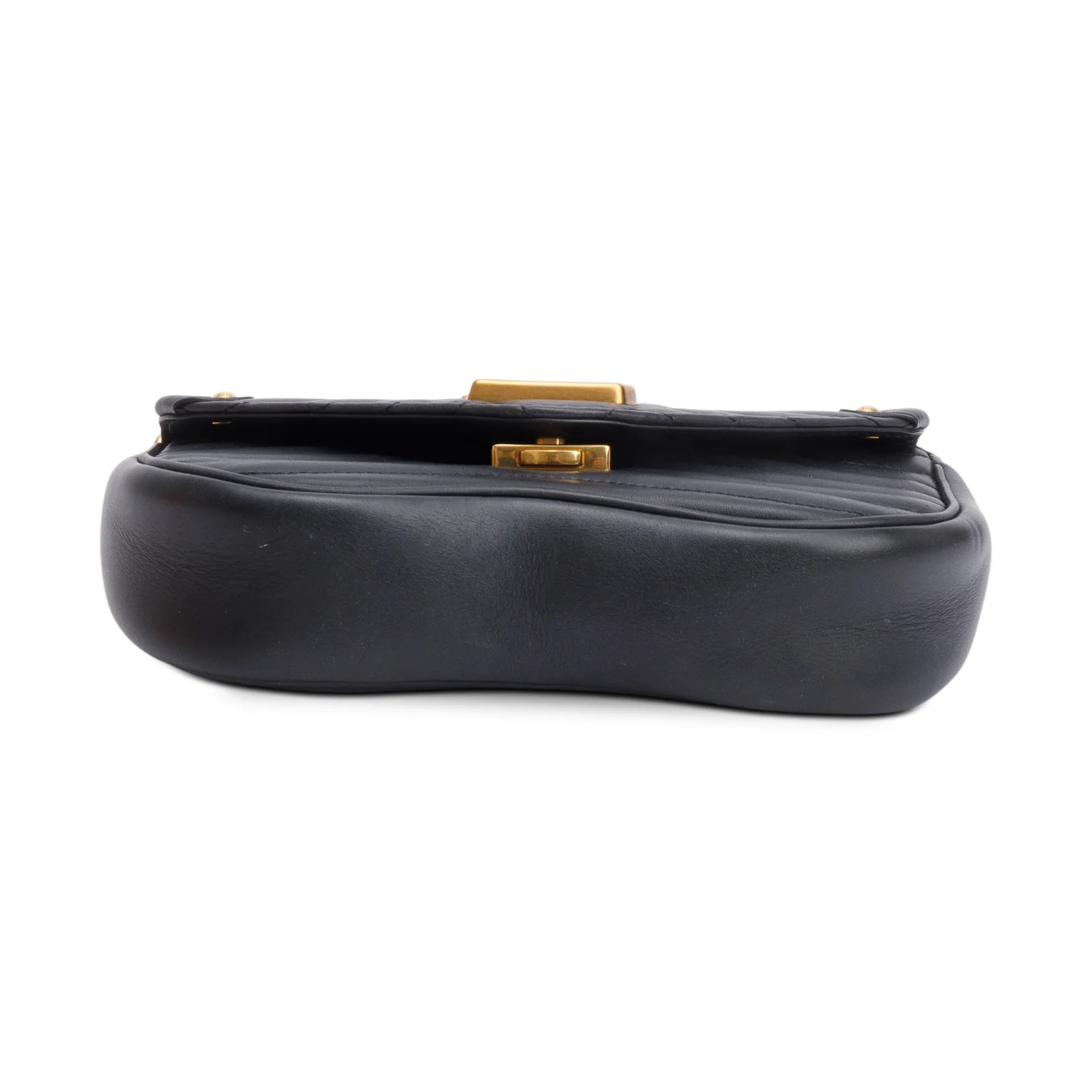 Louis Vuitton Black Leather New Wave Chain Bag MM w/ Box - Image 8