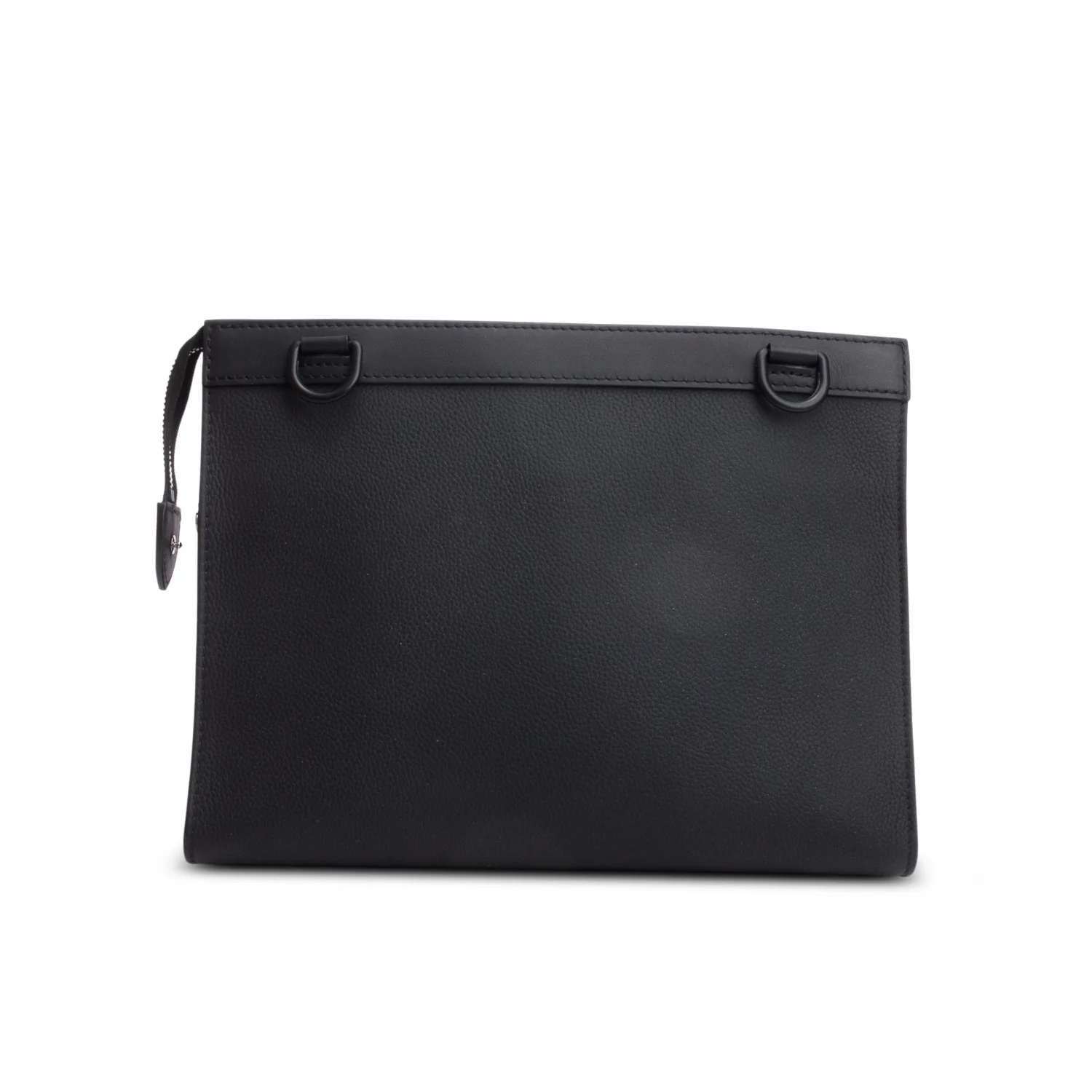 Louis Vuitton Black LV Aerogram Calfskin Leather Messenger Voyage w/ Box - Image 5