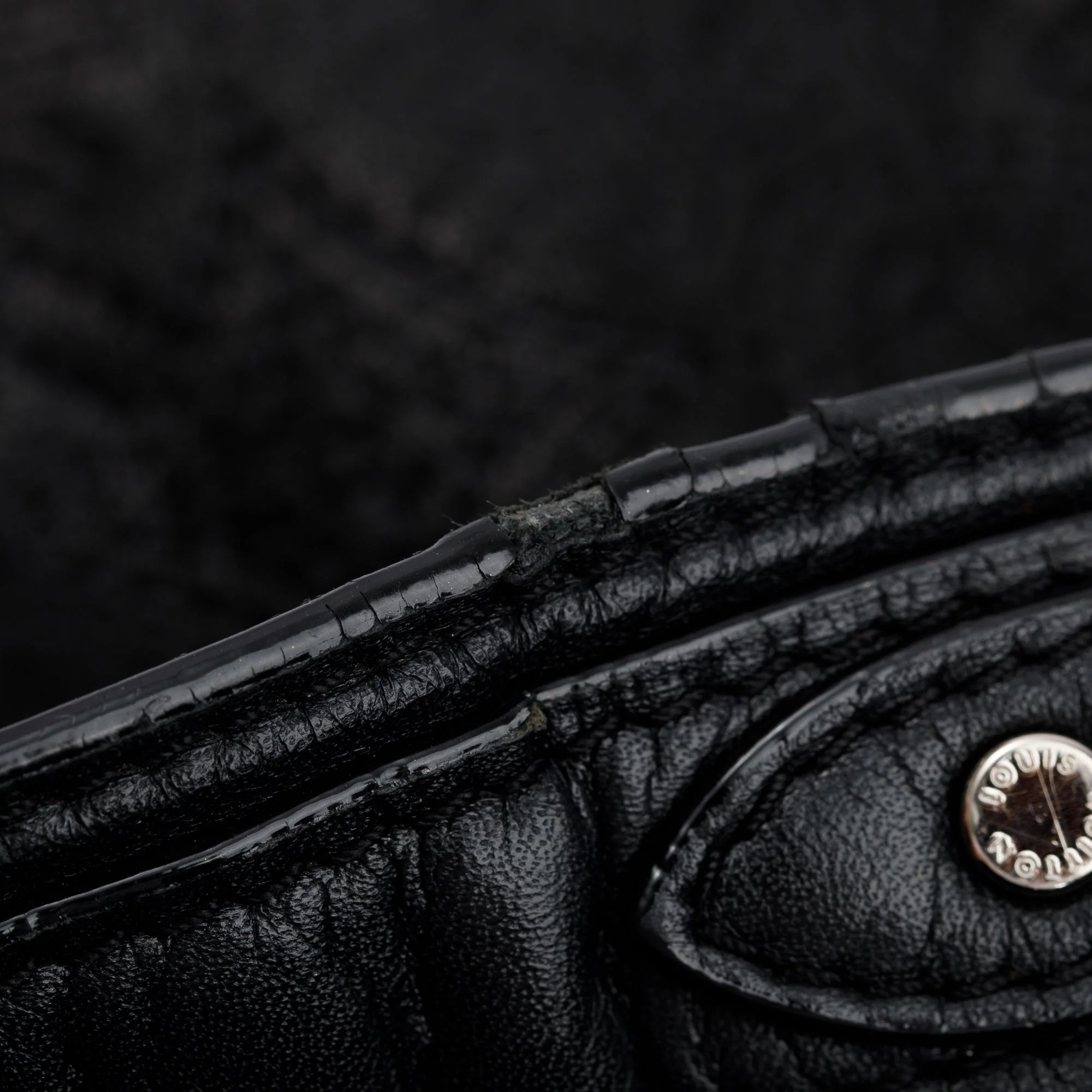 Louis Vuitton Black Monogram Antheia Leather Hobo PM - Image 10