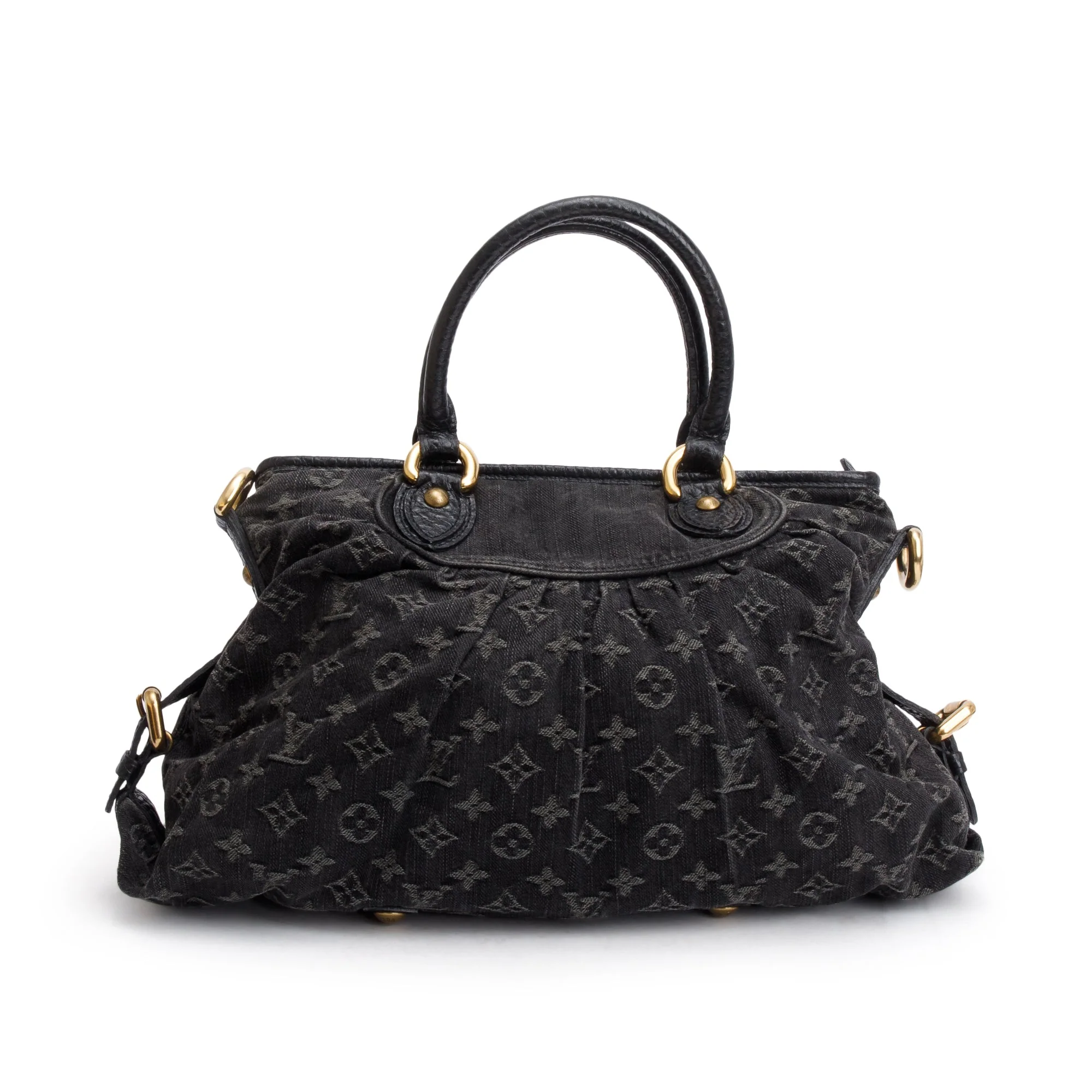 Louis Vuitton Black Monogram Denim Neo Cabby - Image 3