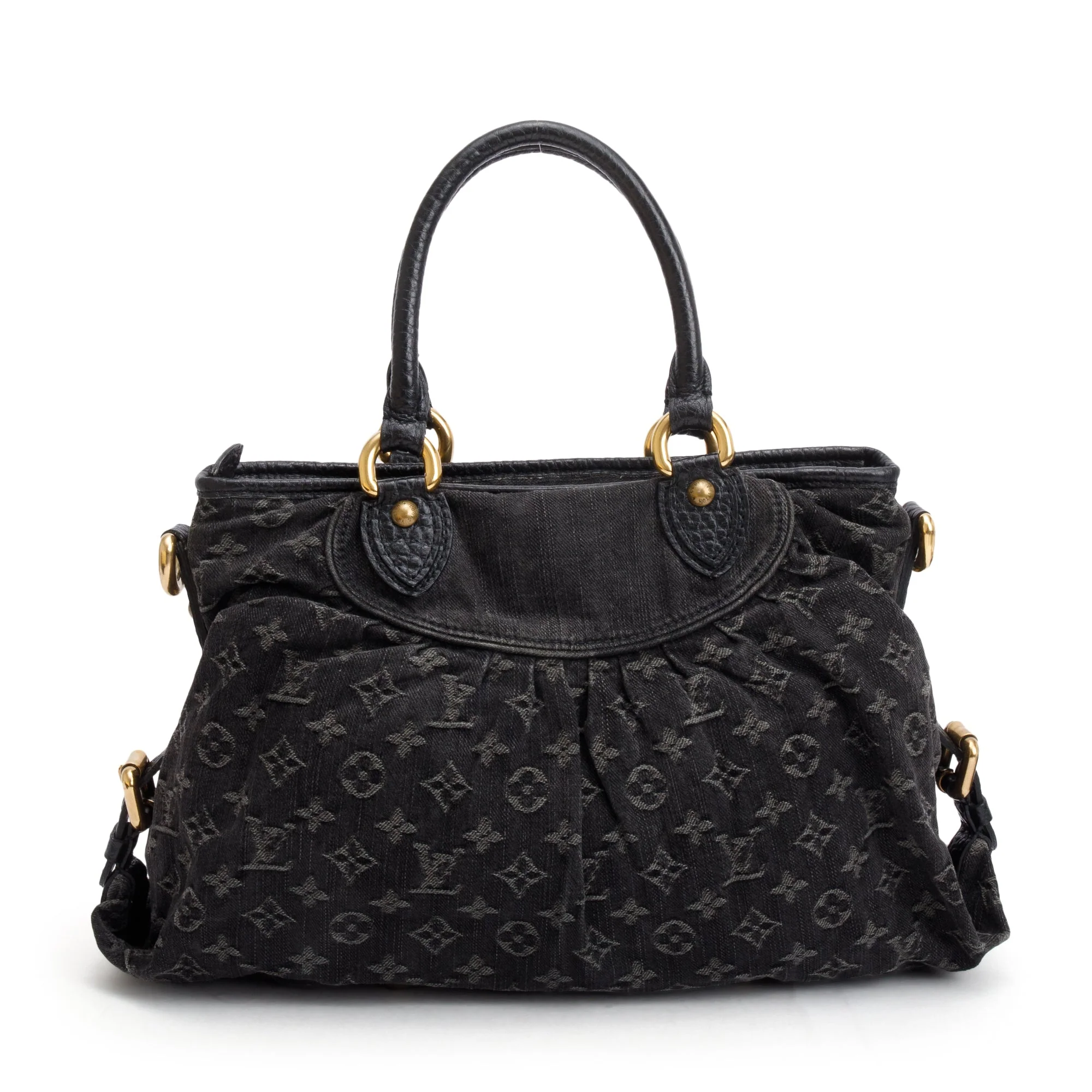Louis Vuitton Black Monogram Denim Neo Cabby - Image 9