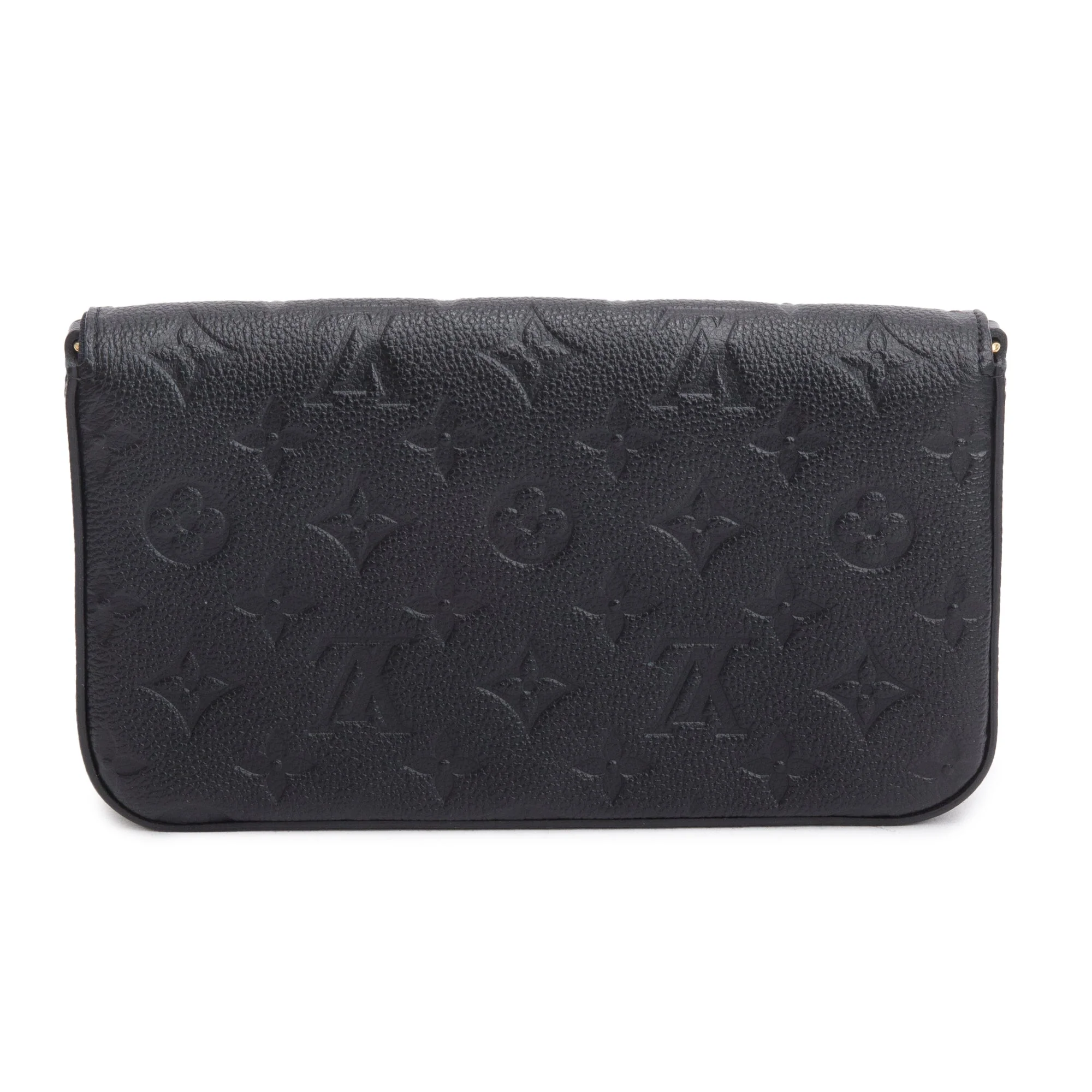 Louis Vuitton Black Monogram Empreinte Leather Felicie Pochette w/ Inserts & Box - Image 7