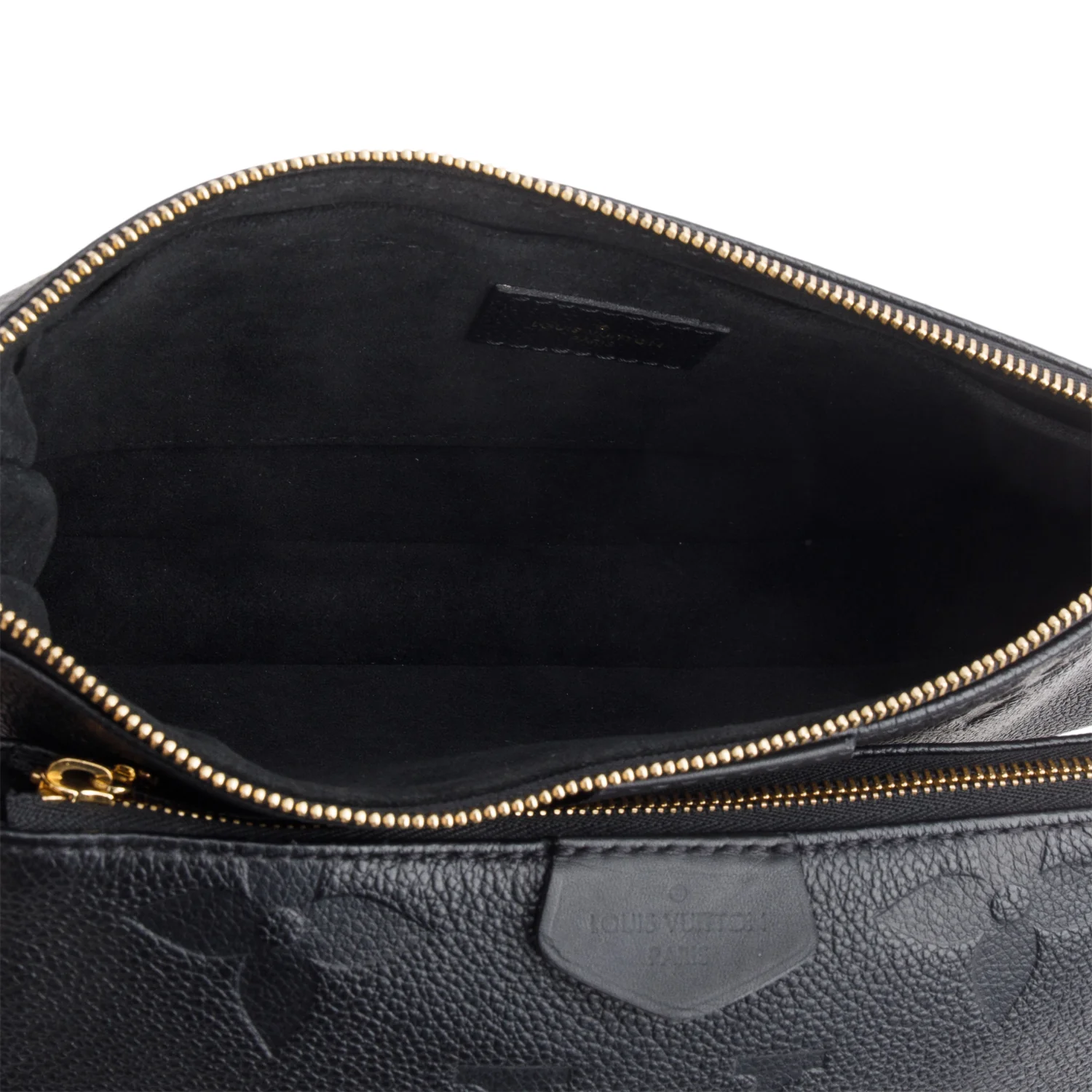 Louis Vuitton Black Monogram Empreinte Leather Multi-Pochette Accessoires w/ Box & Straps - Image 9