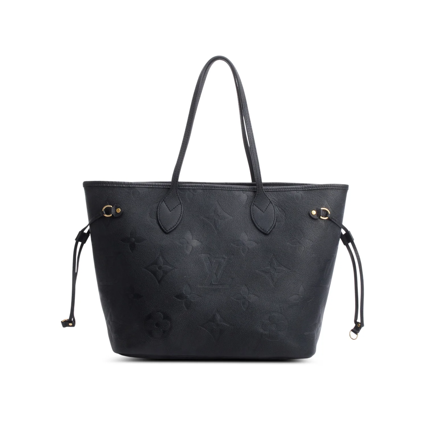 Louis Vuitton Black Monogram Empreinte Leather Neverfull MM - Image 4