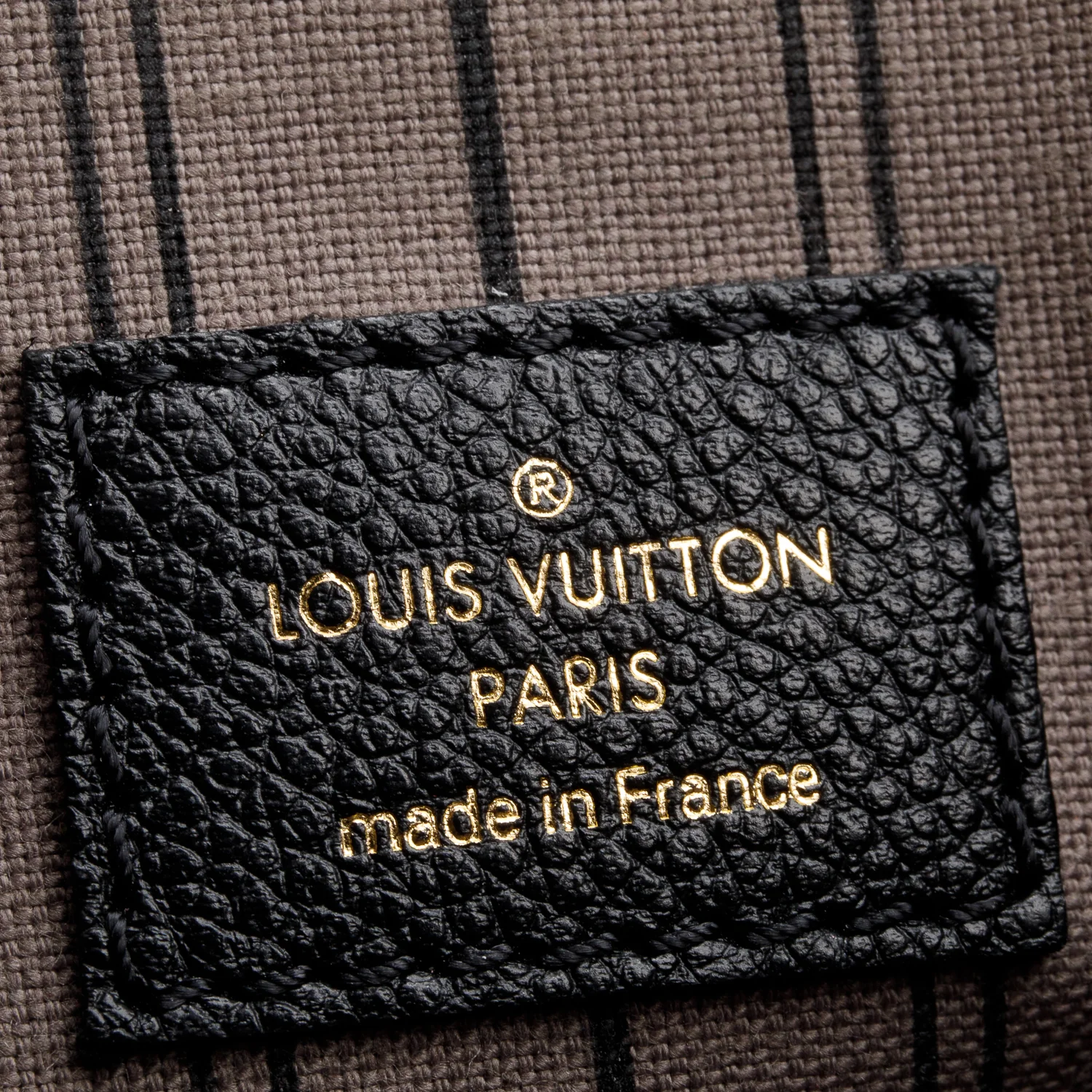 Louis Vuitton Black Monogram Empreinte Leather Pochette Metis w/ Box - Image 10