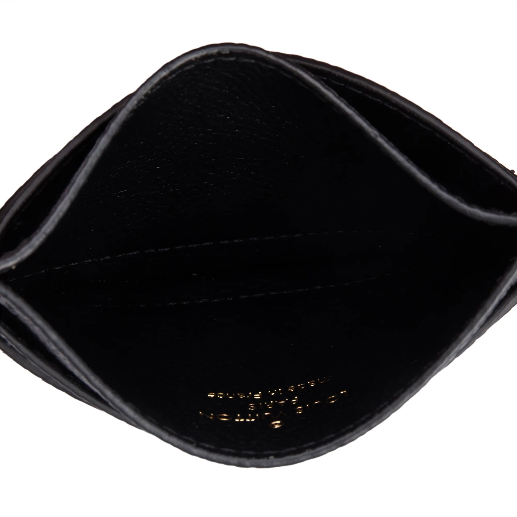Louis Vuitton Black Monogram Empreinte LV Charms Card Holder - Image 6
