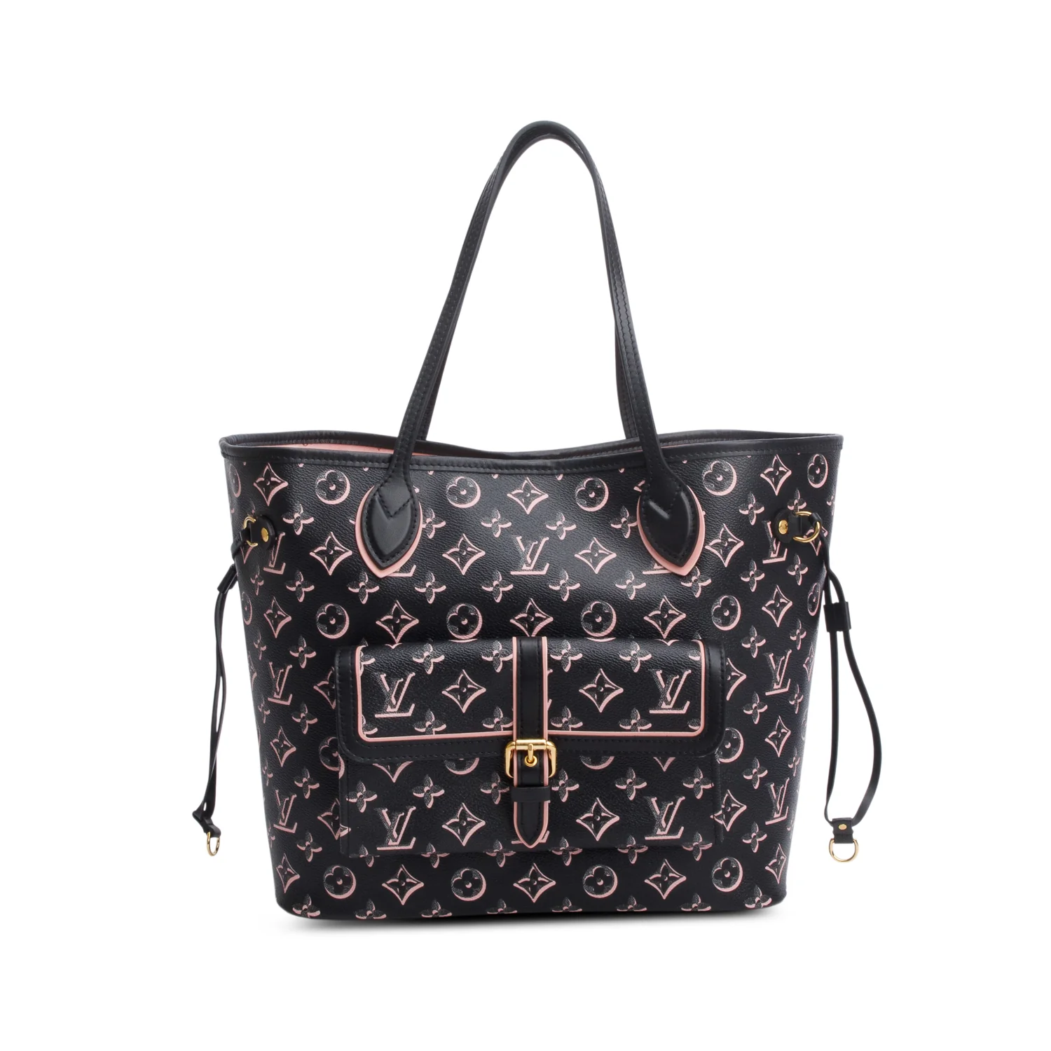 Louis Vuitton Black Monogram Fall for You Neverfull MM - Image 3