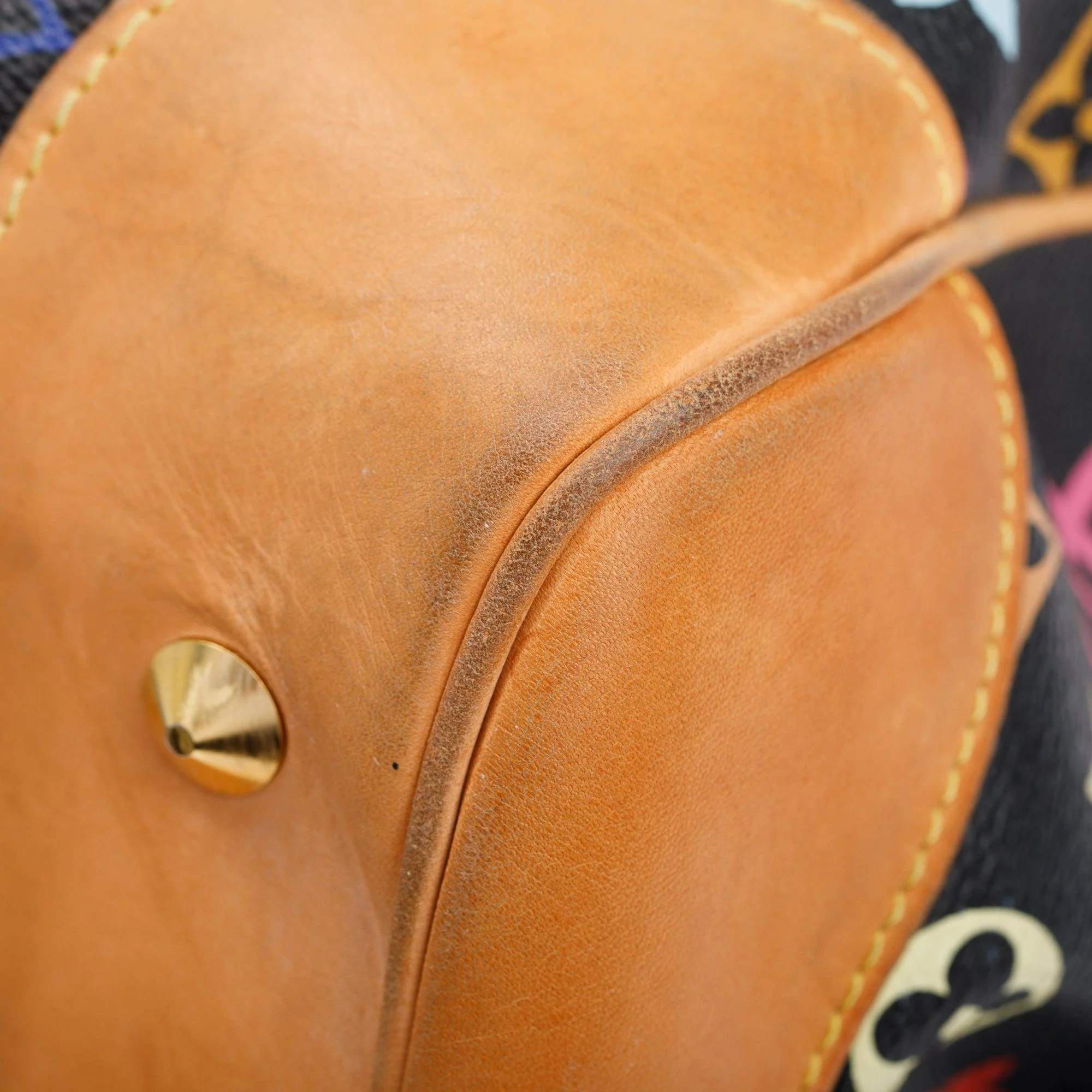 Louis Vuitton Black Monogram Multicolor Courtney GM w/ Strap - Image 15
