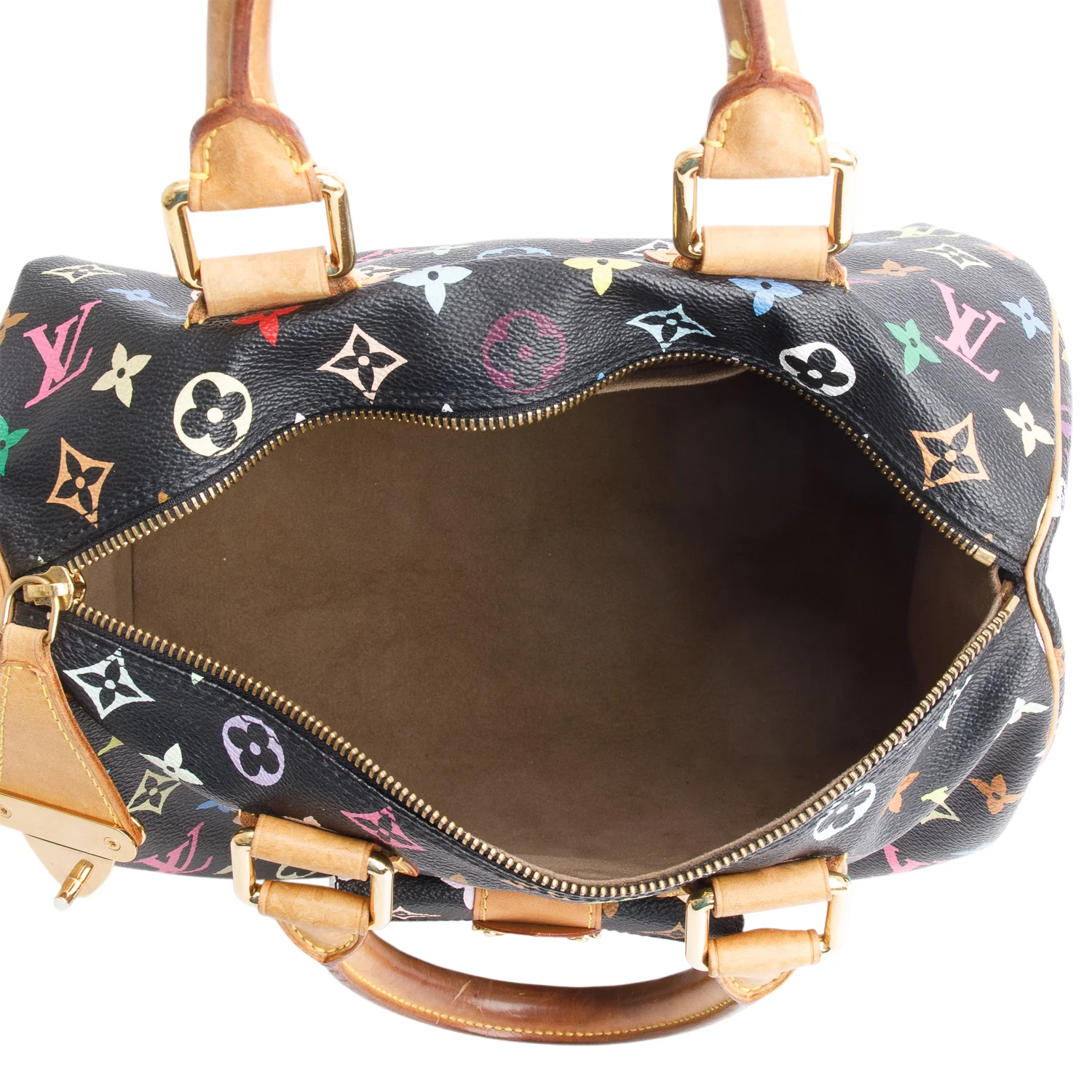 Louis Vuitton Black Monogram Multicolore Speedy 30 - Image 6