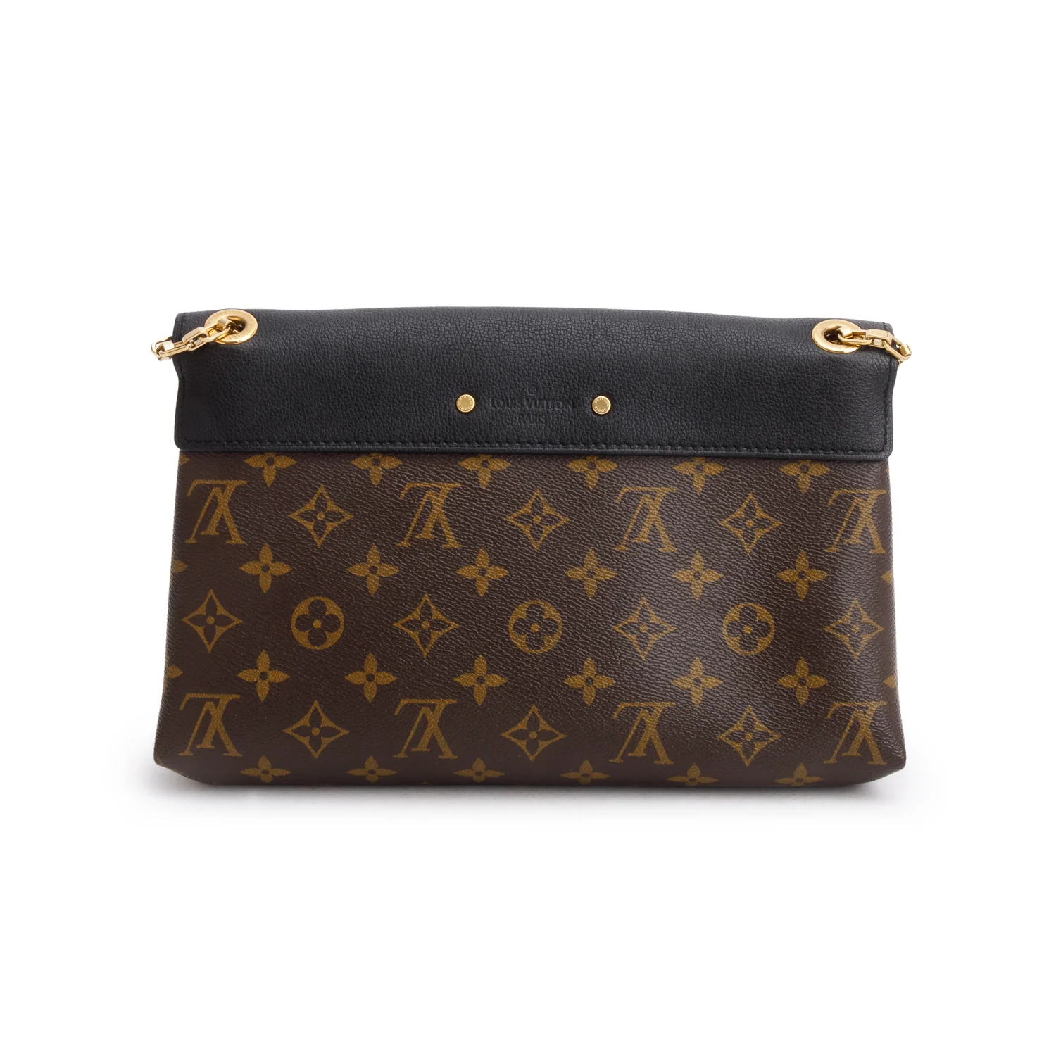 Louis Vuitton Black Monogram Pallas Chain Bag w/ Box - Image 5