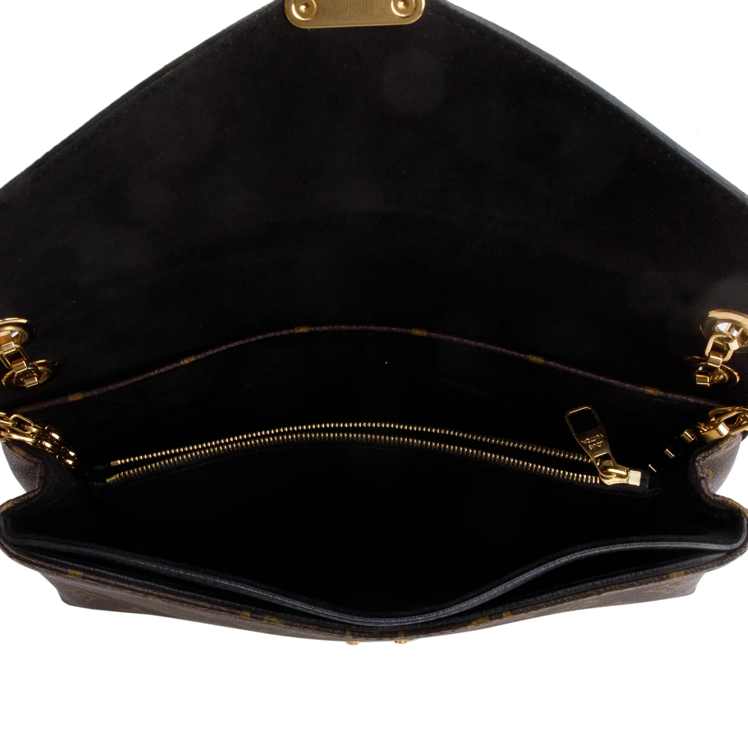 Louis Vuitton Black Monogram Pallas Chain Bag w/ Box - Image 7