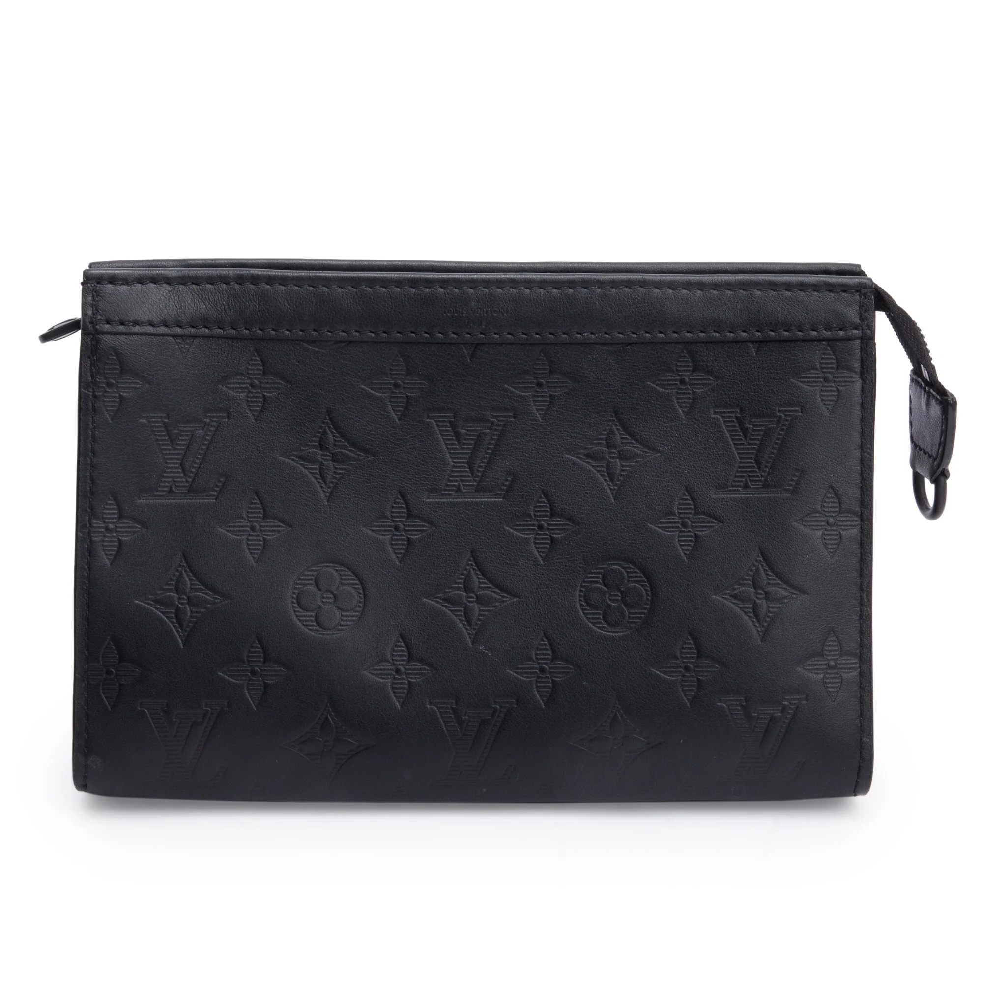 Louis Vuitton Black Monogram Shadow Gaston Wearable Wallet - Image 3