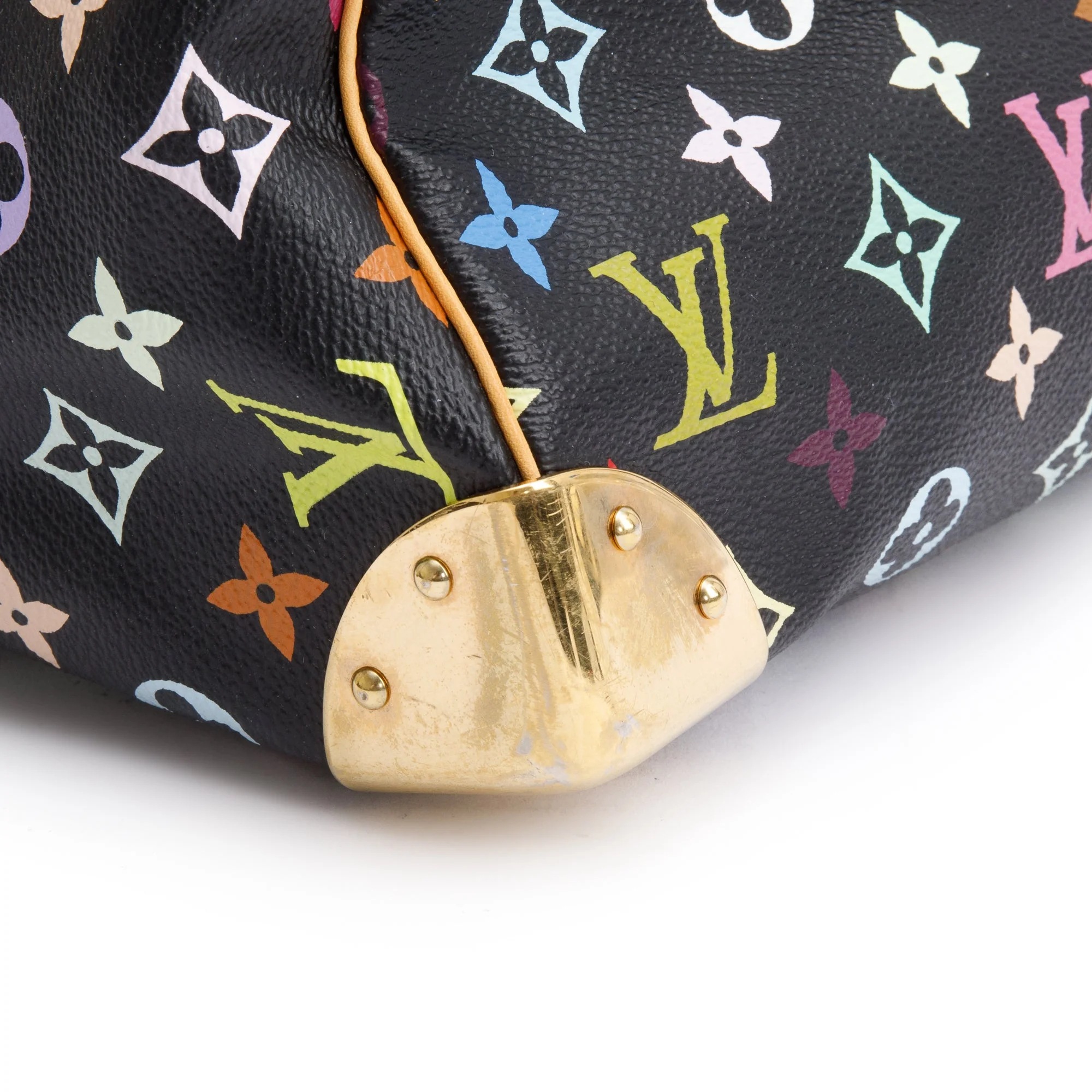 Louis Vuitton Black Multicolore Speedy 30 - Image 7