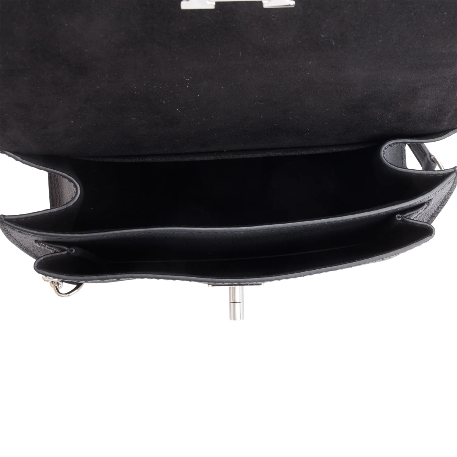 Louis Vuitton Black Soft Calf Leather MyLockMe Chain Bag w/ Box - Image 9