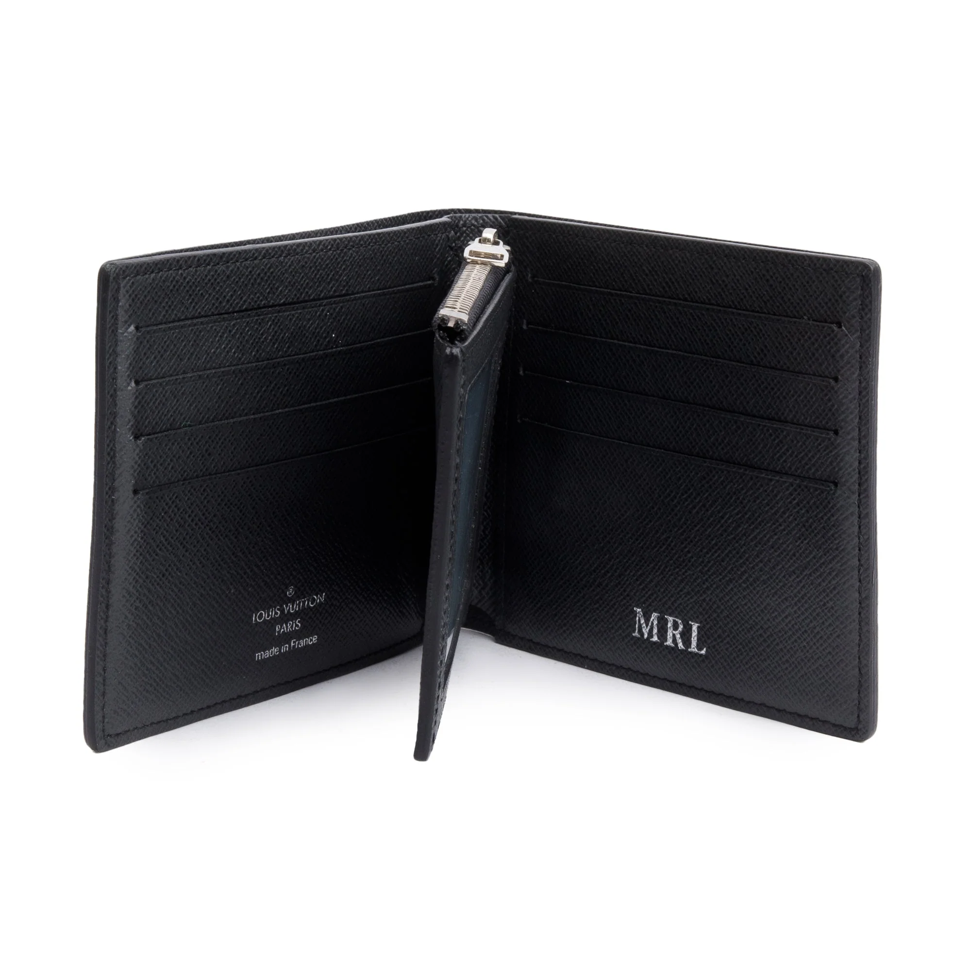 Louis Vuitton Black Taiga Leather Amerigo Wallet - Image 4