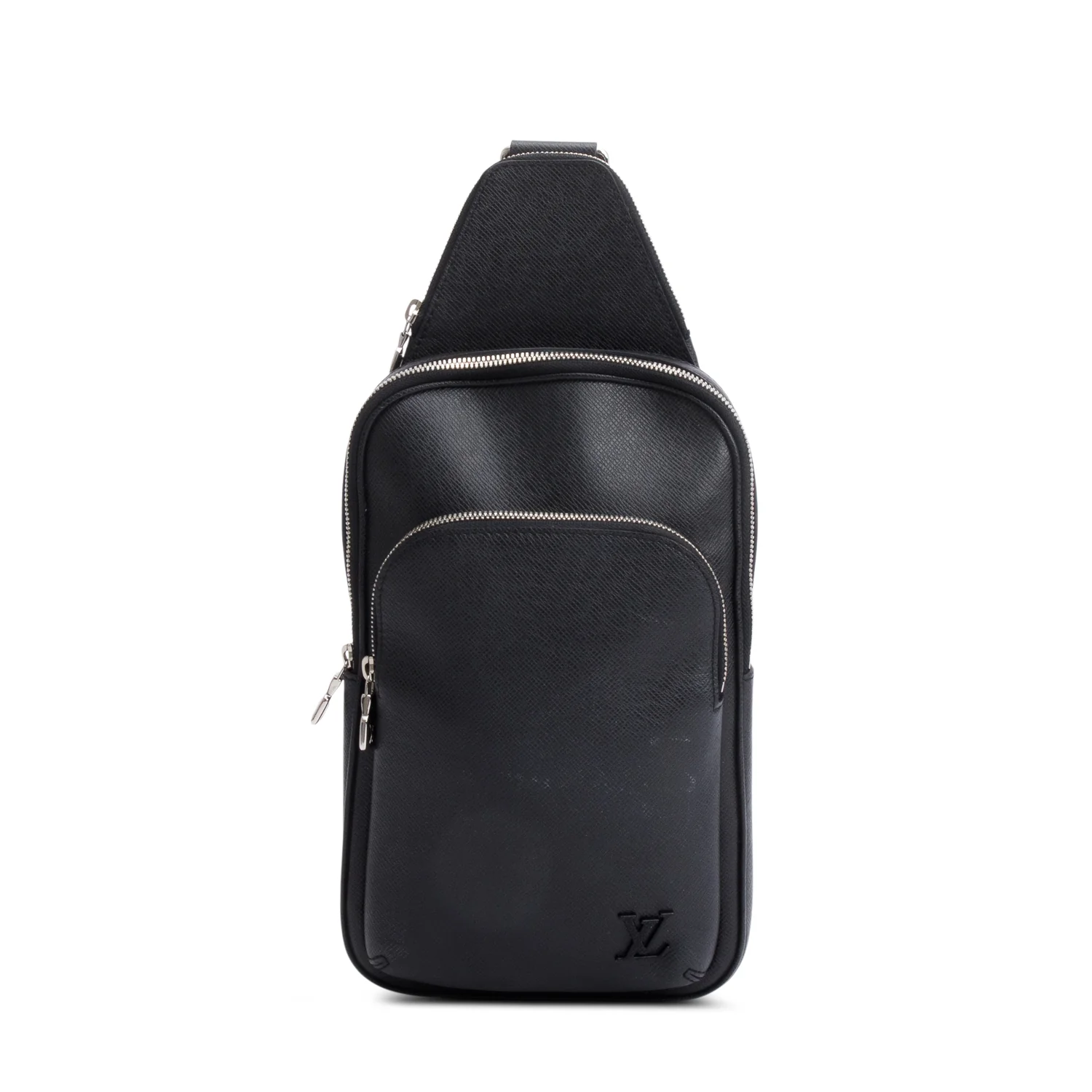 Louis Vuitton Black Taiga Leather Avenue Sling Bag - Image 3
