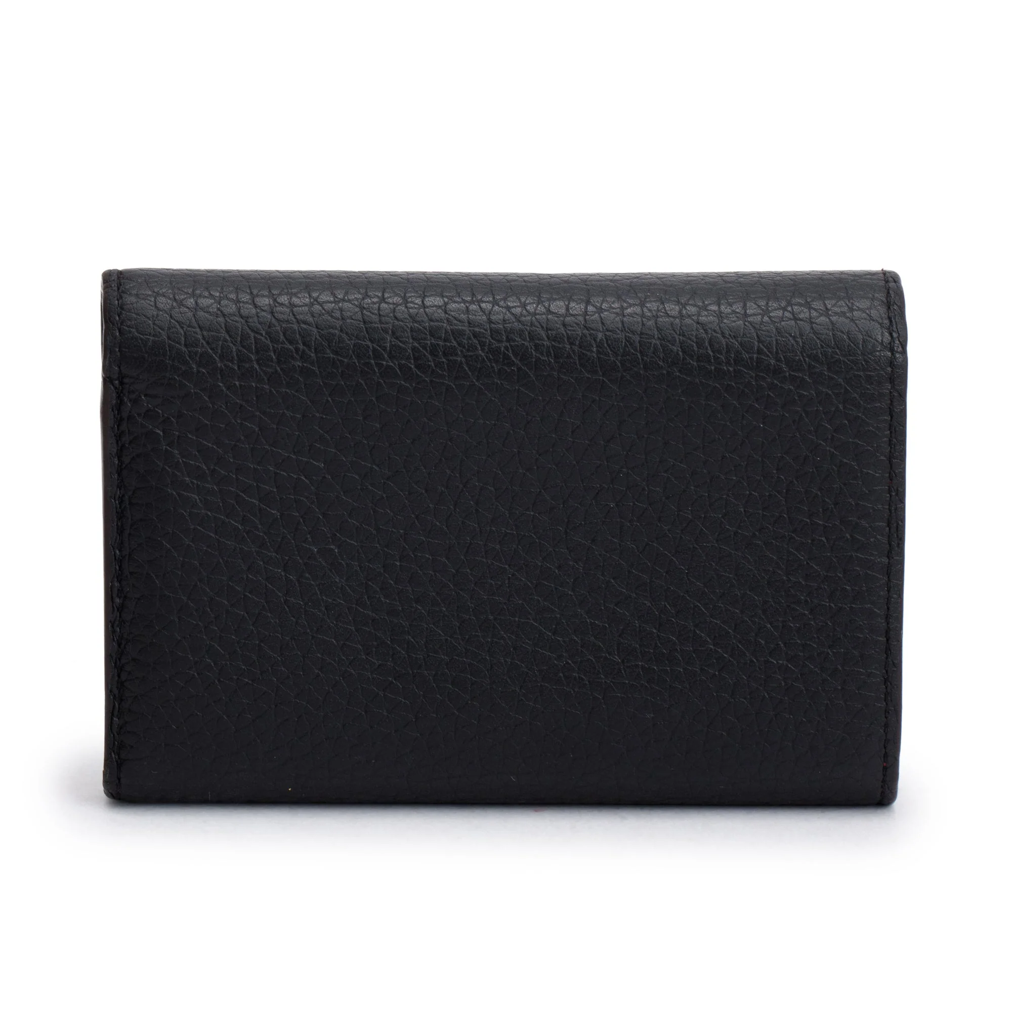 Louis Vuitton Black Taurillon Leather Capucines Compact Wallet - Image 3