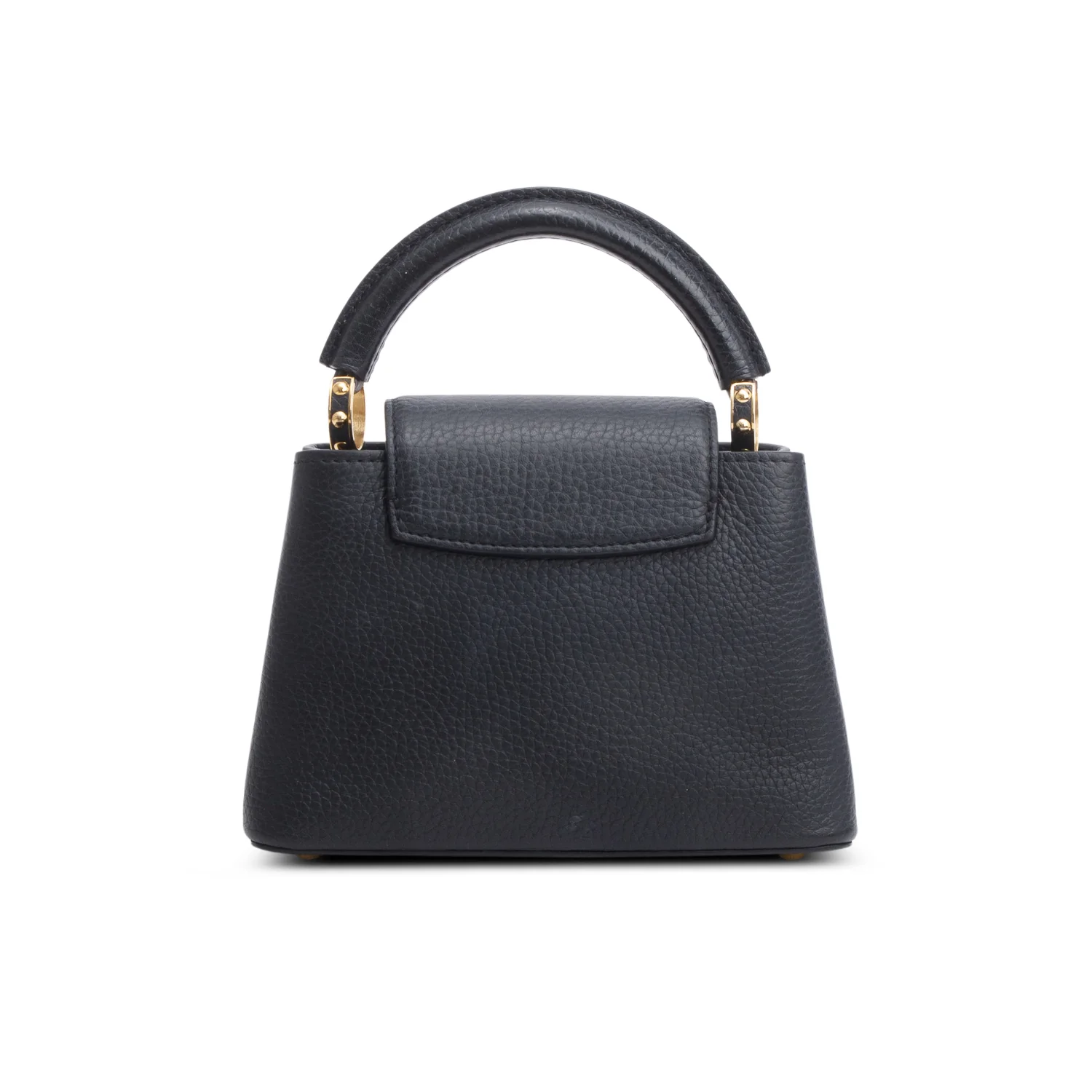 Louis Vuitton Black Taurillon Leather Mini Capucines w/ Strap - Image 5