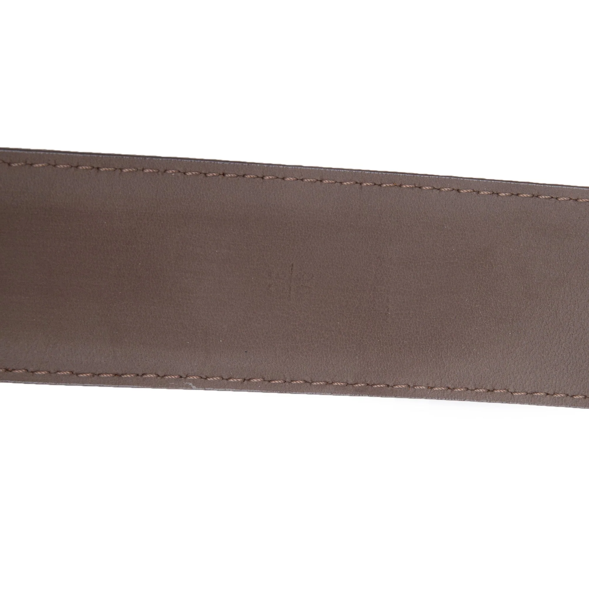 Louis Vuitton Blue Epi Leather LV Initials 40 MM Belt 90 36 - Image 3