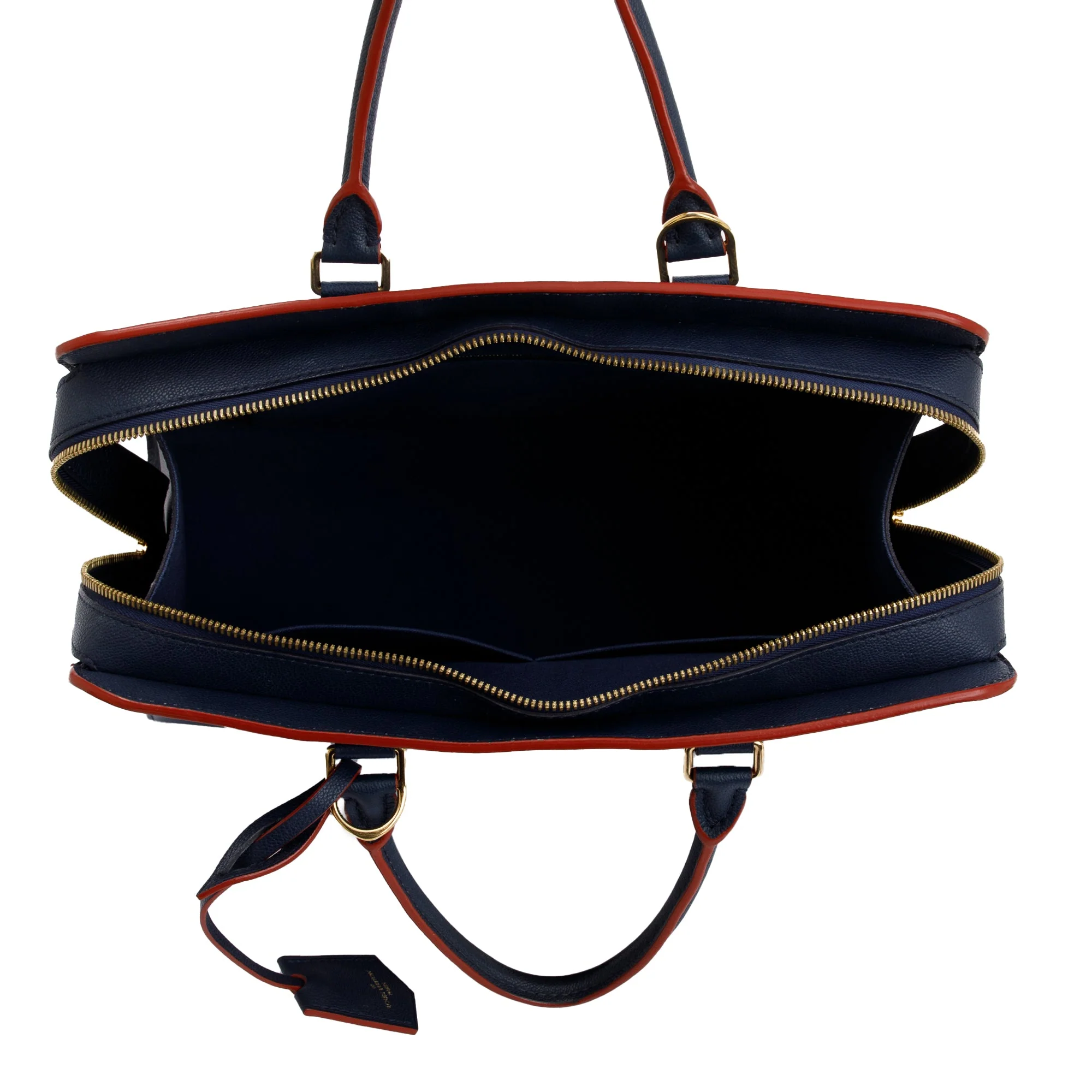 Louis Vuitton Blue Epi Leather Vaneau GM Bag - Image 7