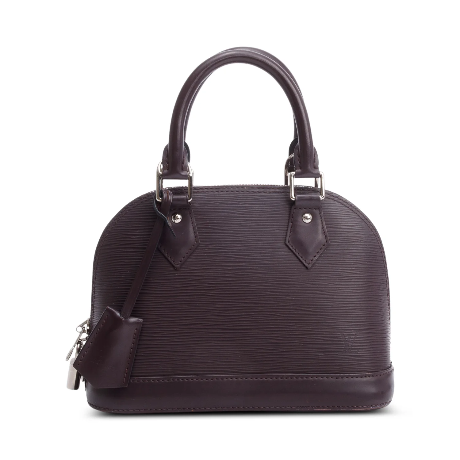 Louis Vuitton Brown Epi Leather Alma BB w/ Strap - Image 3