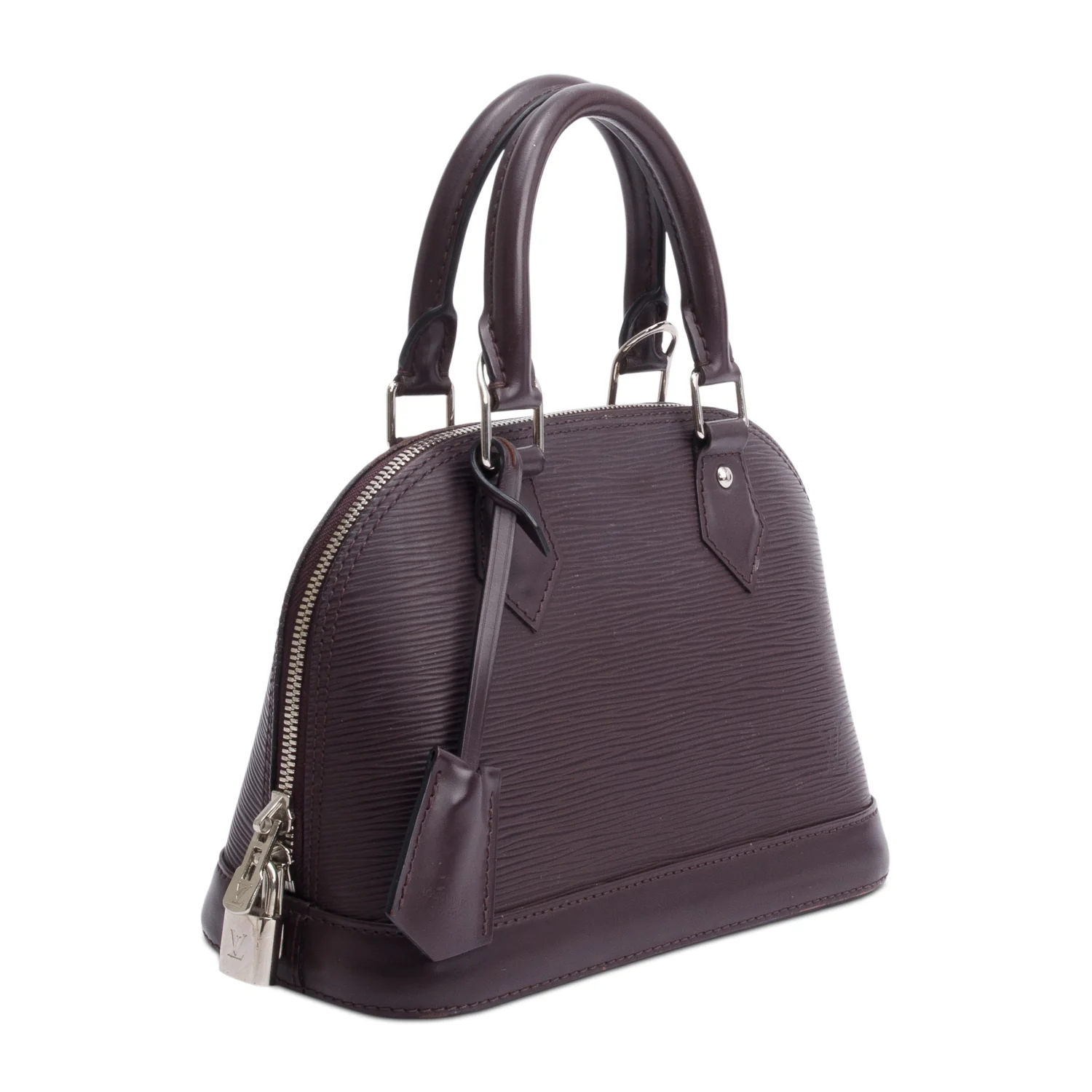 Louis Vuitton Brown Epi Leather Alma BB w/ Strap - Image 4